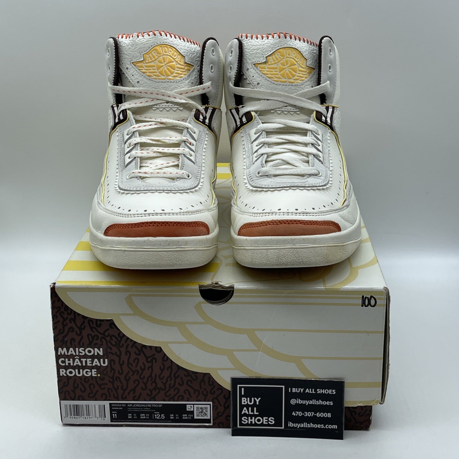 Size 11 - Maison Château Rouge x Air Jordan 2 United Youth International