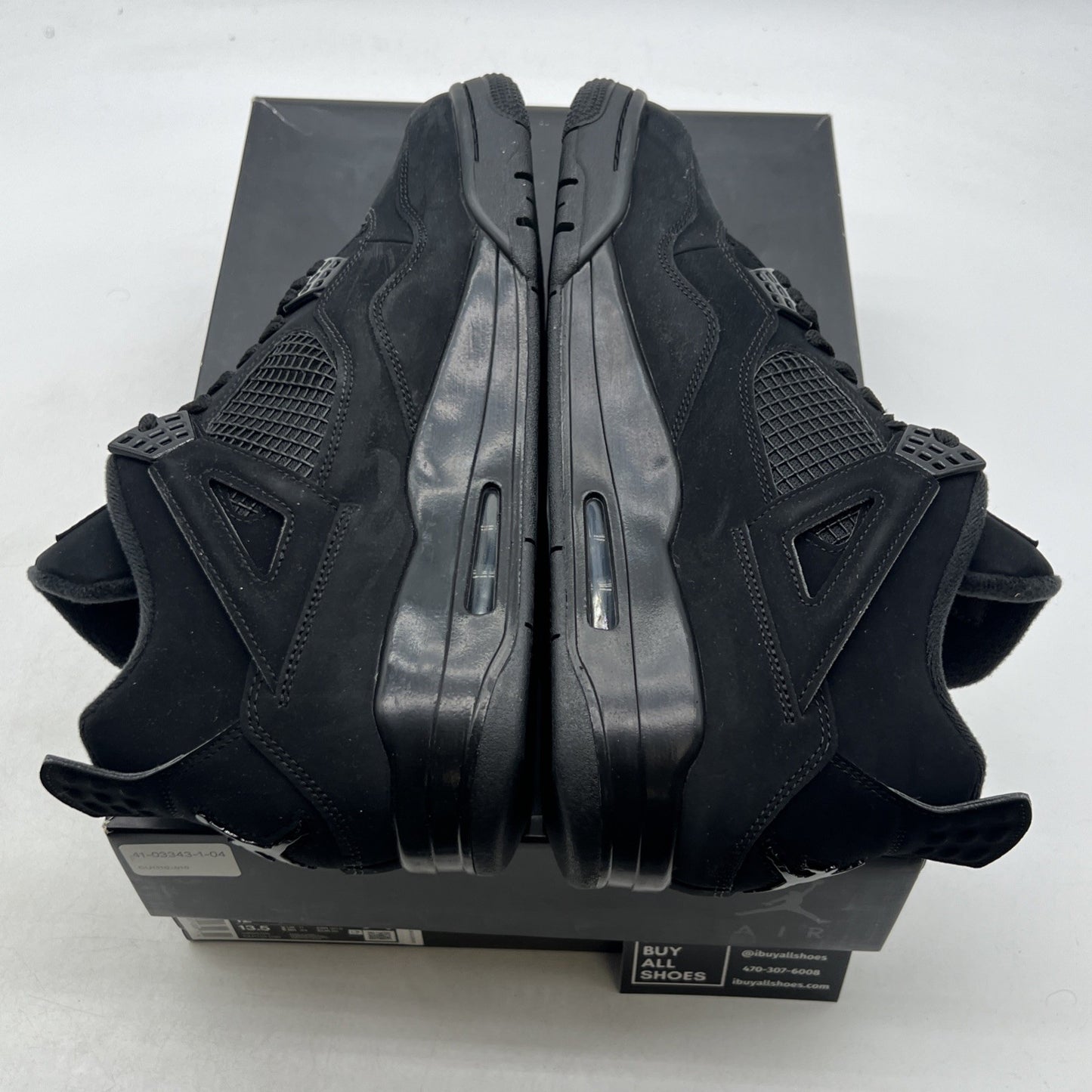 Size 12 - Air Jordan 4 Retro Mid Black Cat (CU1110-010)