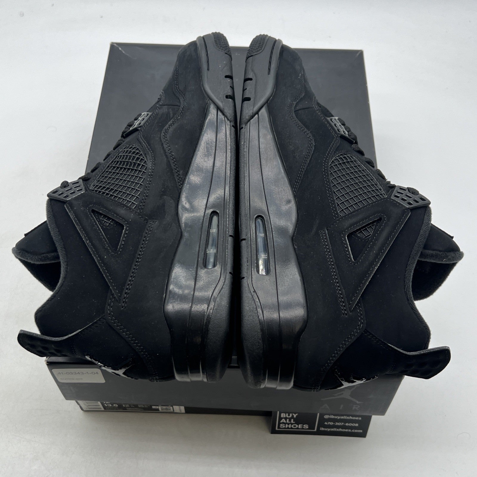 Size 12 - Air Jordan 4 Retro Mid Black Cat (CU1110-010)