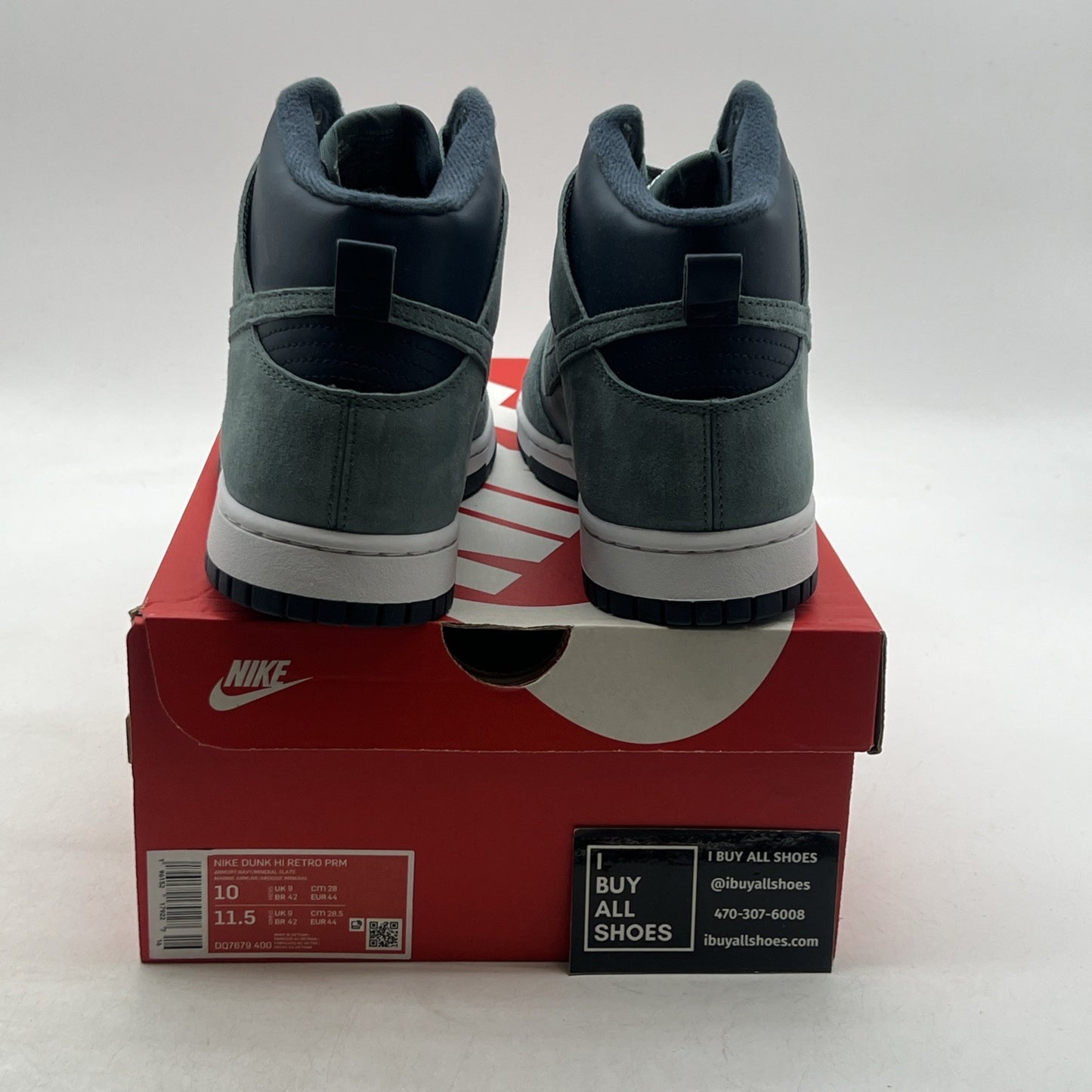 Size 10 - Nike Dunk High Armory Navy (DQ7679-400)