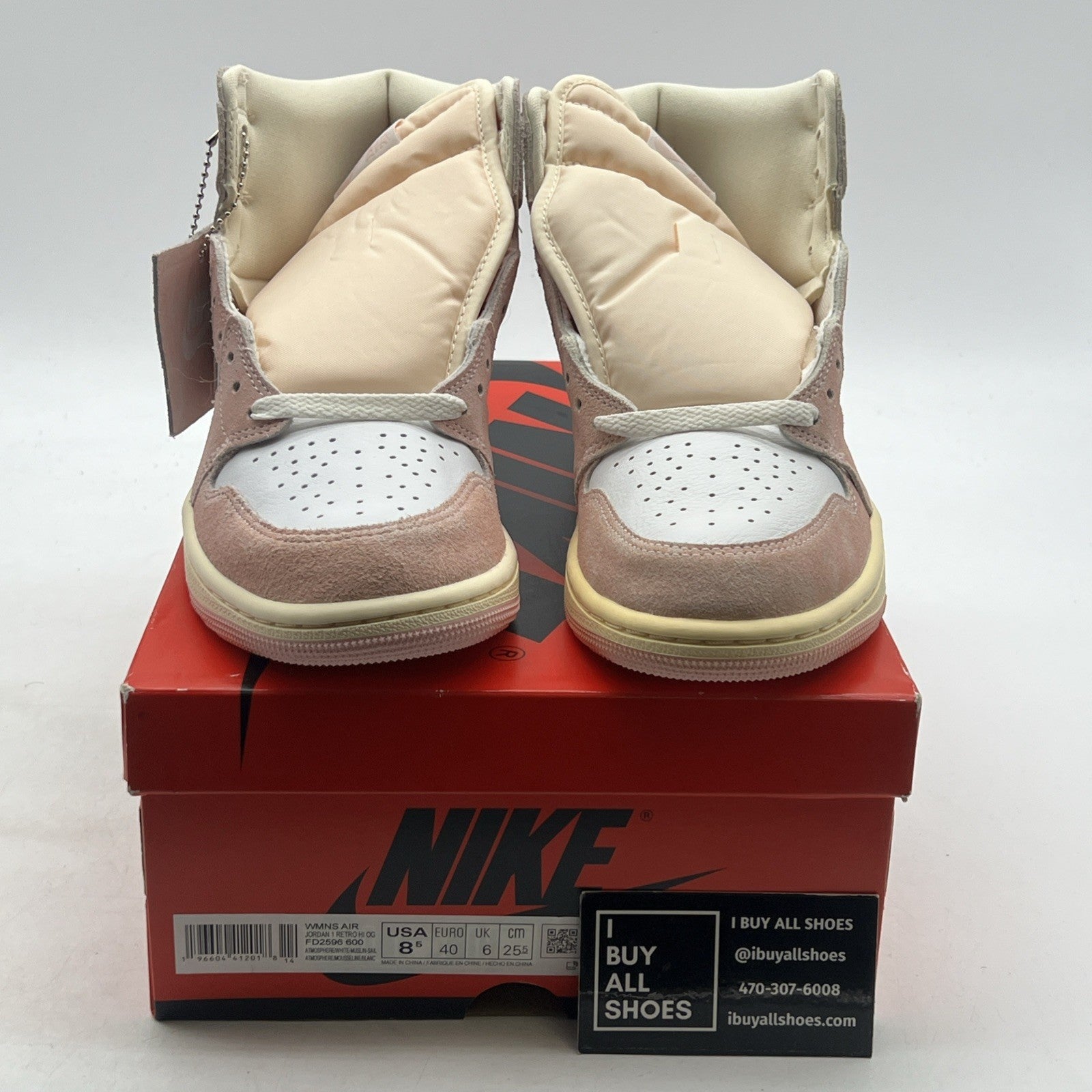 Size 8.5 - Air Jordan 1 Retro OG High Washed Pink W (FD2596-600)