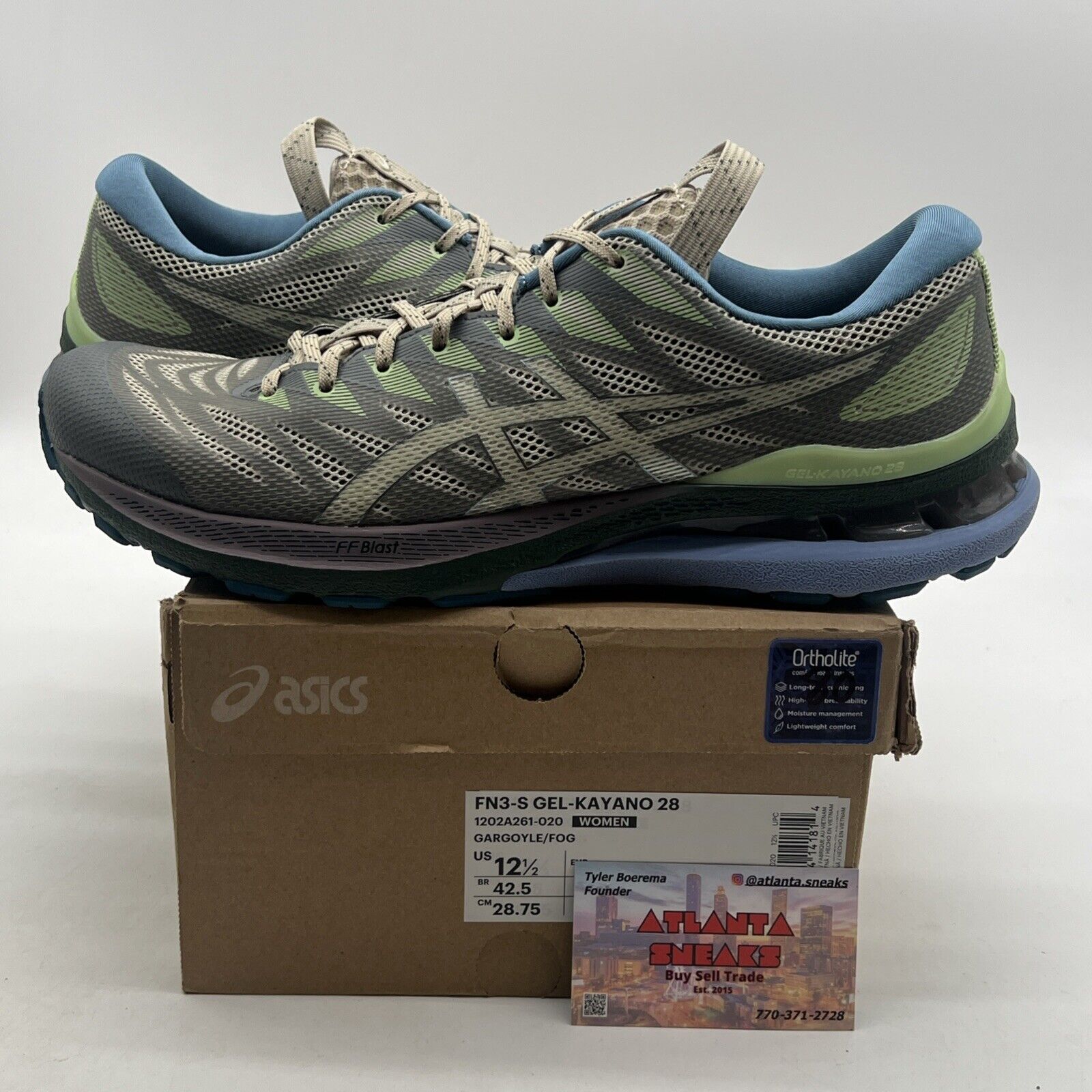 Size 12.5W - ASICS Womens FN3-S Gel Kayano 28 (1202A261-020)