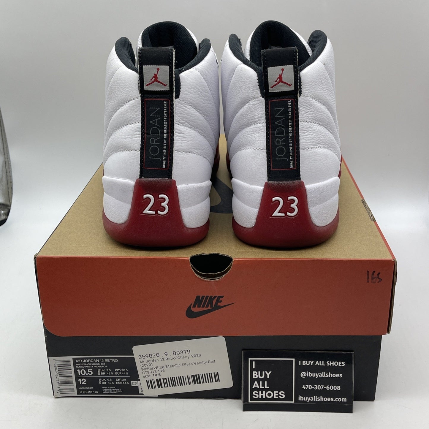 Size 10.5 - Air Jordan 12 Retro 2023 Mid Cherry (CT8013-116)