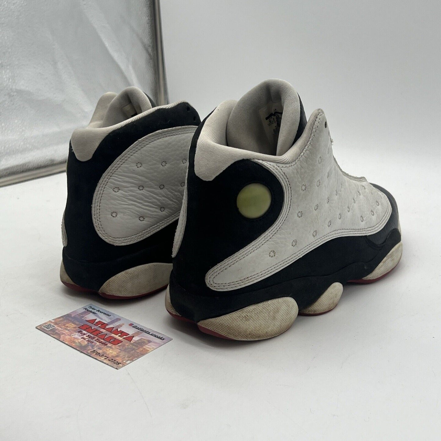 Size 9.5 - Air Jordan 13 Retro 2013 He Got Game White Black Red (309259-104)