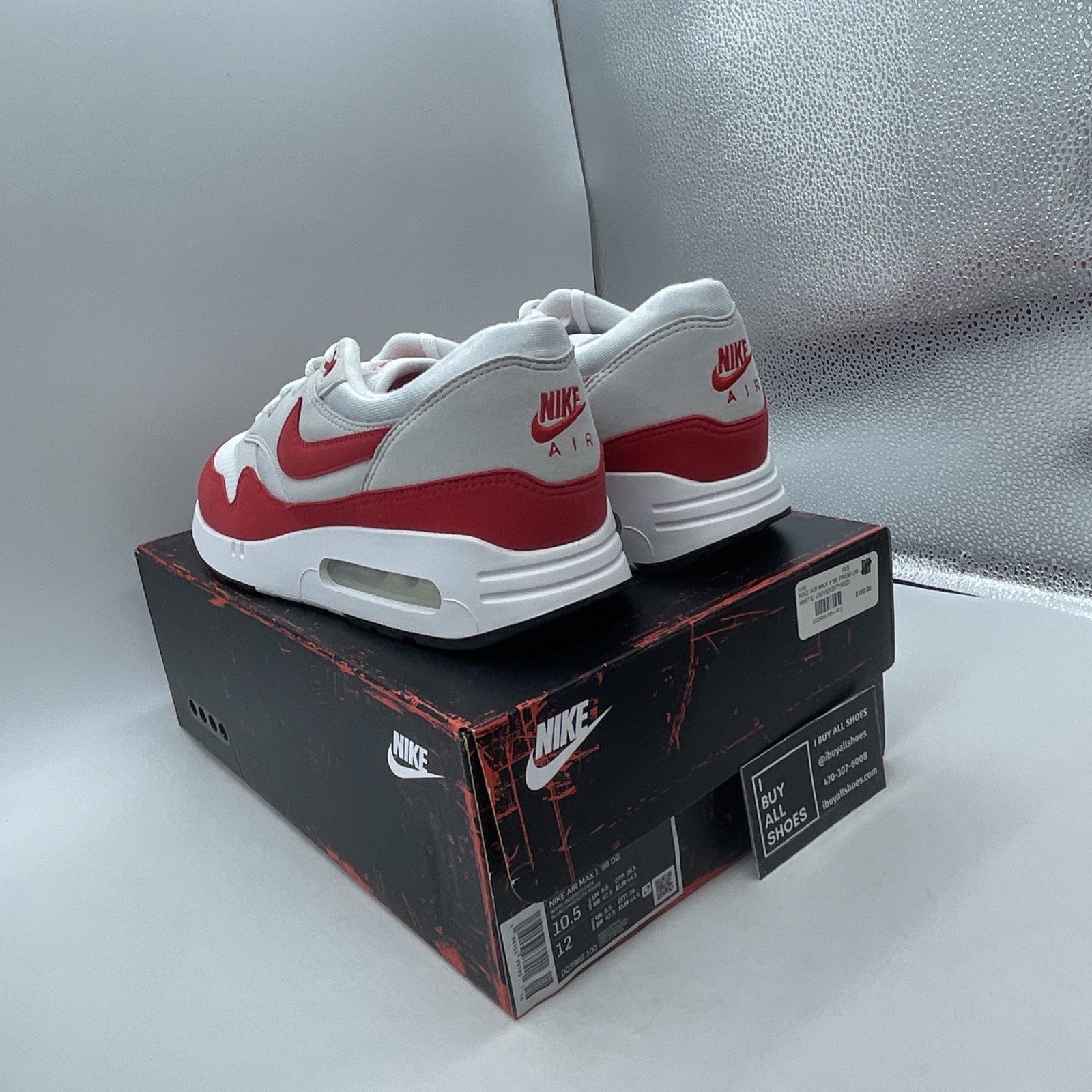 Size 10.5 - Nike Air Max 1 '86 OG Low Big Bubble Red (DQ3989-100)