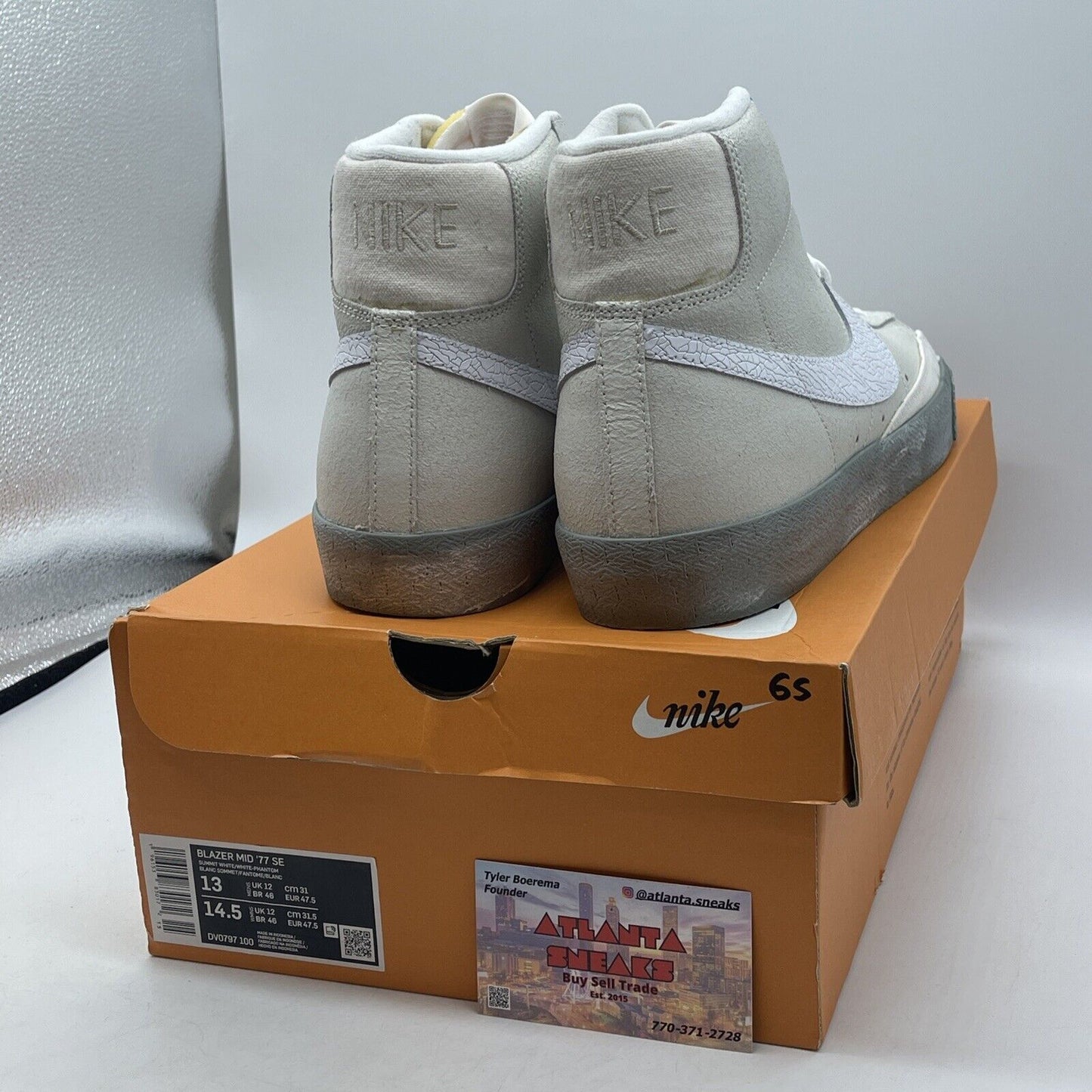 Size 13 - Nike Blazer '77 EMB Mid All-Star - Salt Flats Suede (DV0797-100)