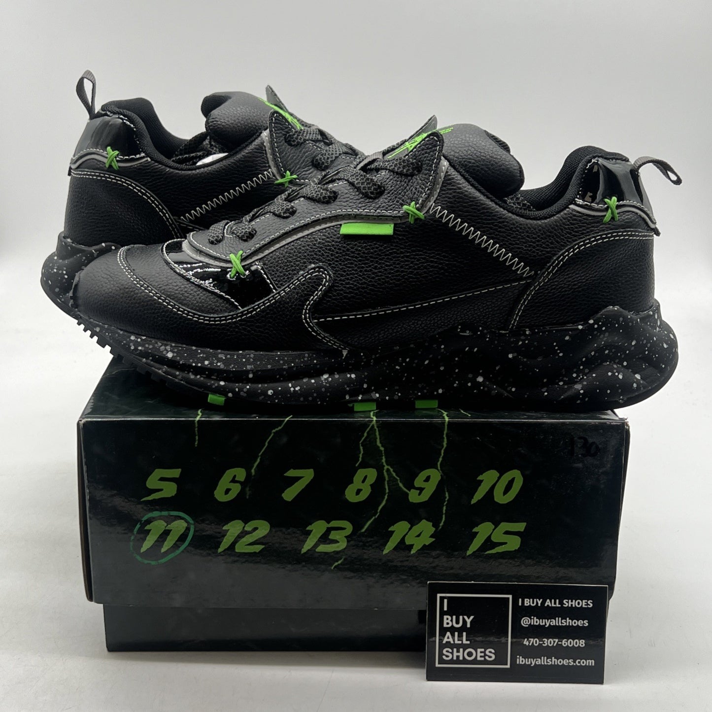 Size 11 - Mache Gang Runner Shoes “Cobra Slime Green” With Box