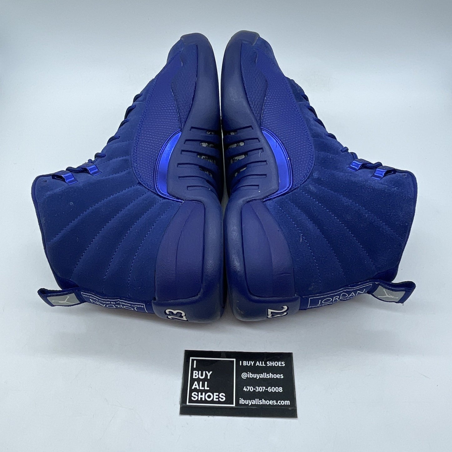 Size 9.5 - Air Jordan 12 Retro Deep Royal Blue Suede Leather (130690-400)
