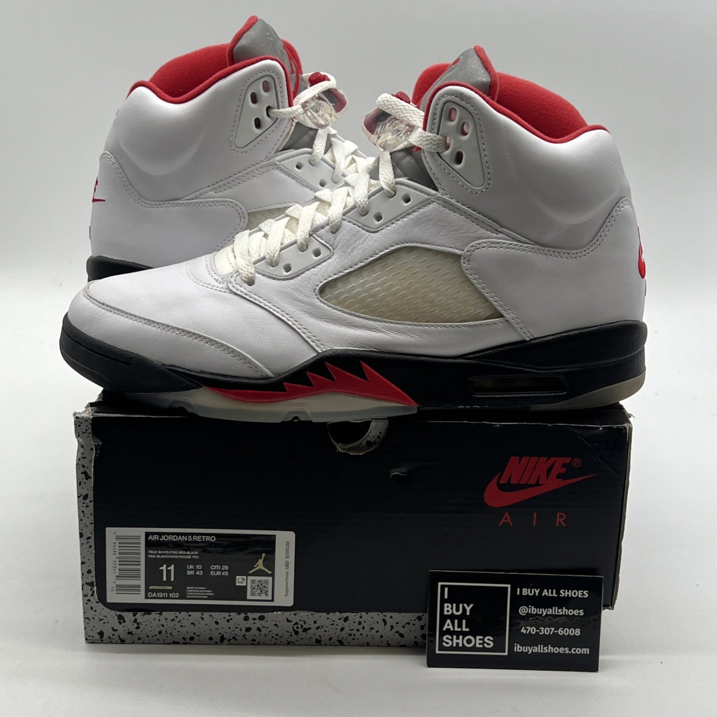 Size 11 - Air Jordan 5 Retro Mid Fire Red  (DA1911-102)