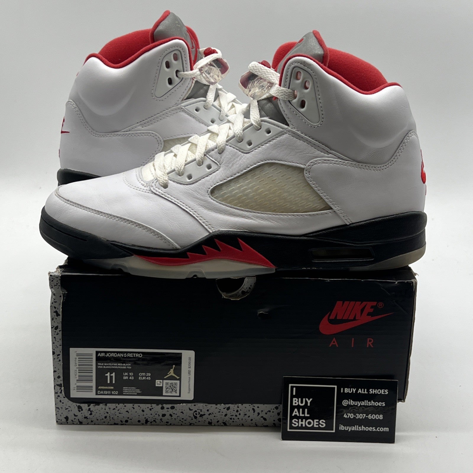 Size 11 - Air Jordan 5 Retro Mid Fire Red  (DA1911-102)