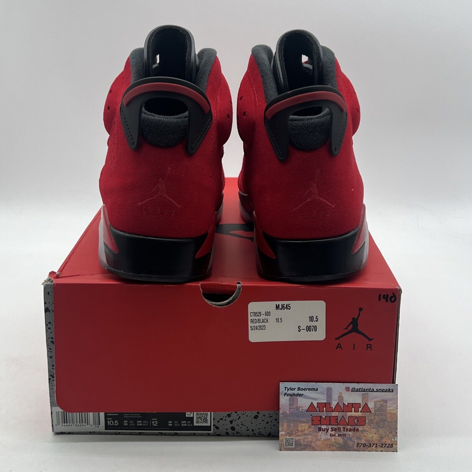 Size 10.5 - Air Jordan 6 Retro Toro Bravo (CT8529-600)