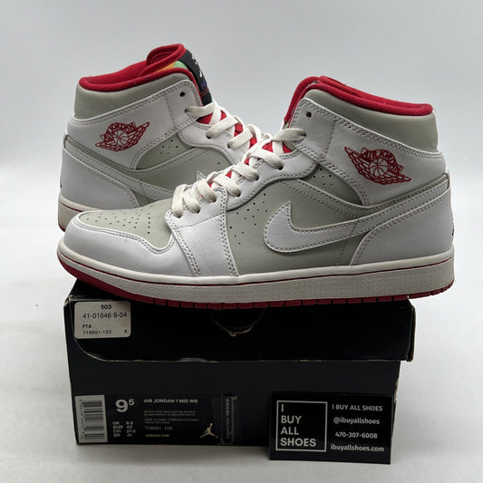 Size 9.5 - Air Jordan 1 2015 Mid Hare (719551-123)