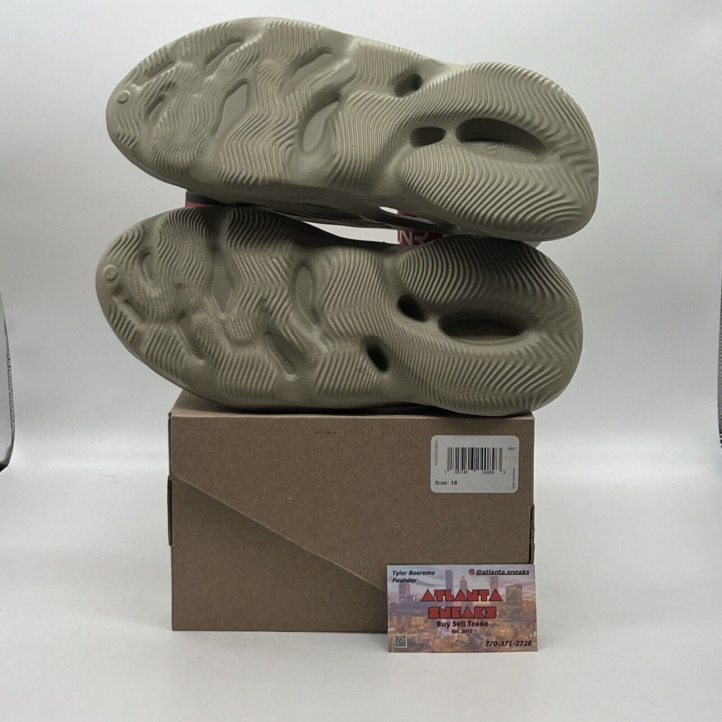 YEEZY FOAM RNR Stone Salt Size 13M GV6840 Adidas Brand New Og All