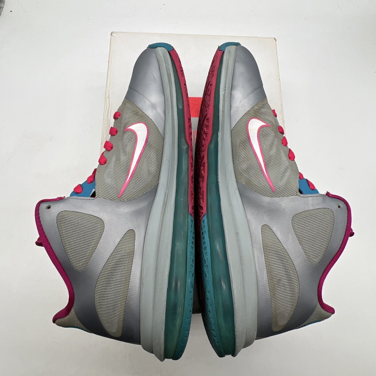 Size 11.5 - Nike LeBron 9 Low Fireberry (510811-002)