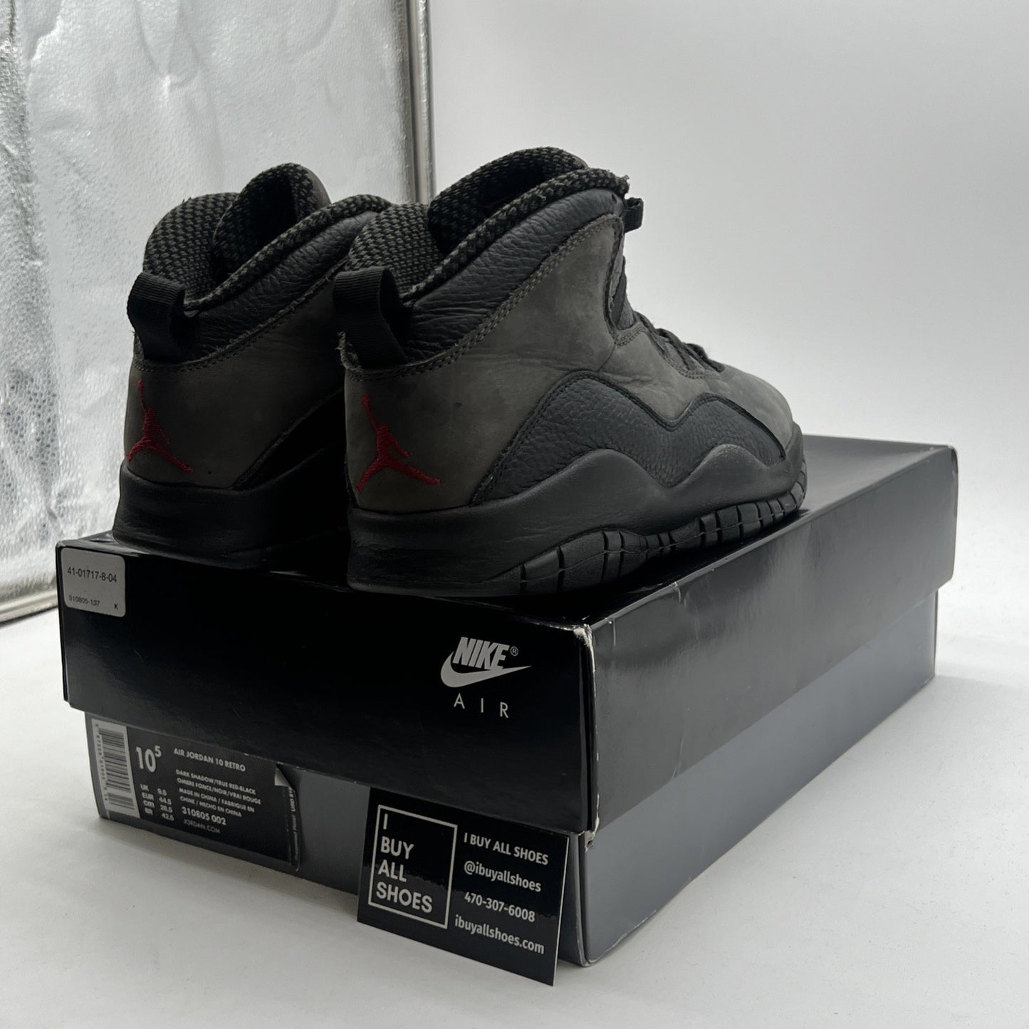 Size 10.5 - Air Jordan 10 Retro 2018 Shadow (310805-002)