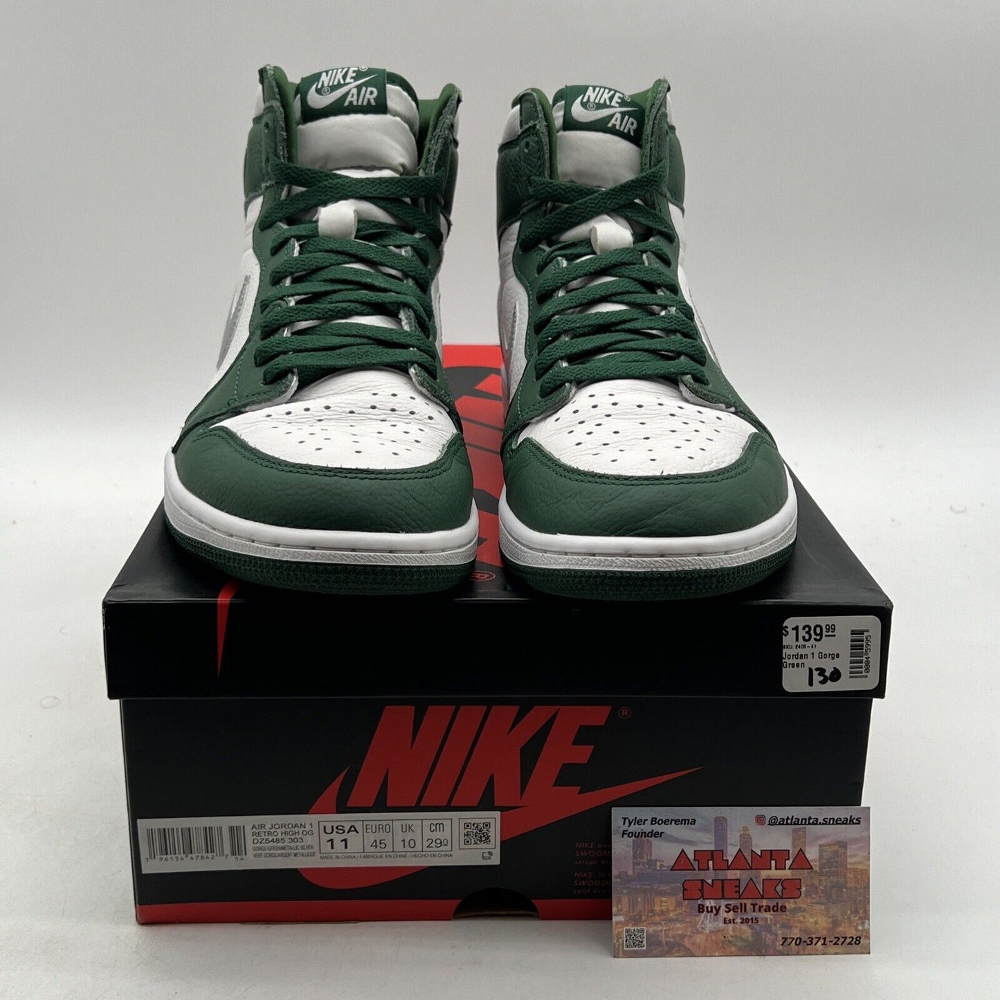 Size 11 - Jordan 1 Retro OG High Gorge Green (DZ5485-303)