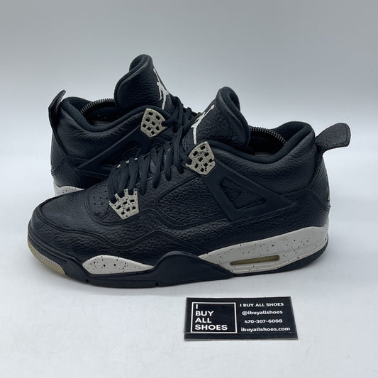 Size 8.5 - Air Jordan 4 Retro LS oreo 2015 (314254-003)