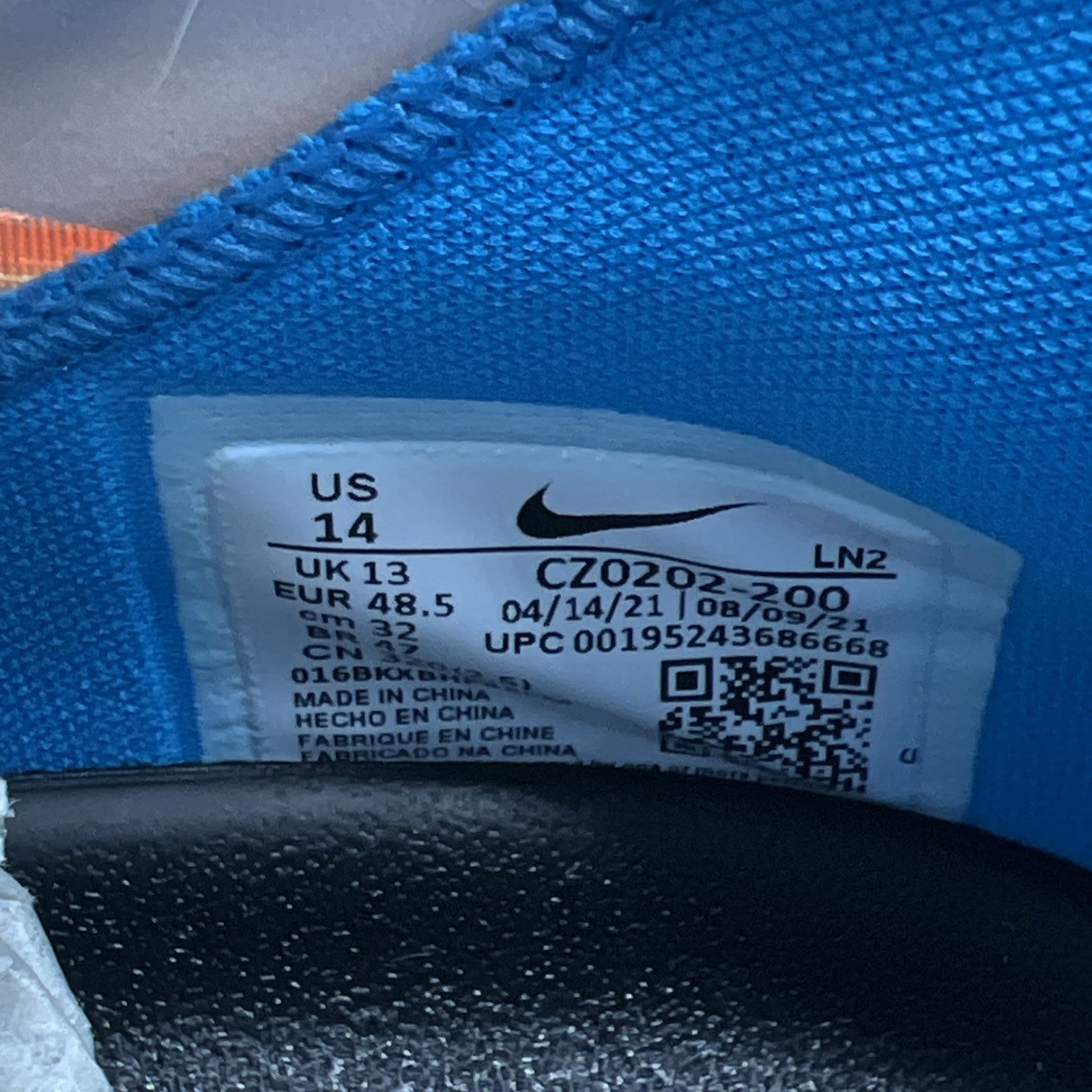 Size 14 - Nike Air Zoom GT Run Mowabb Attitude (CZ0202-200)