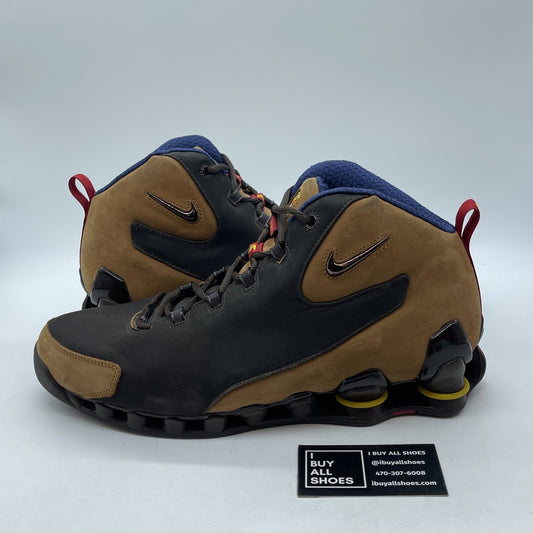 Size 13 - Nike Shox VC 3 Tuskegee Brown Red Suede (310270-221)