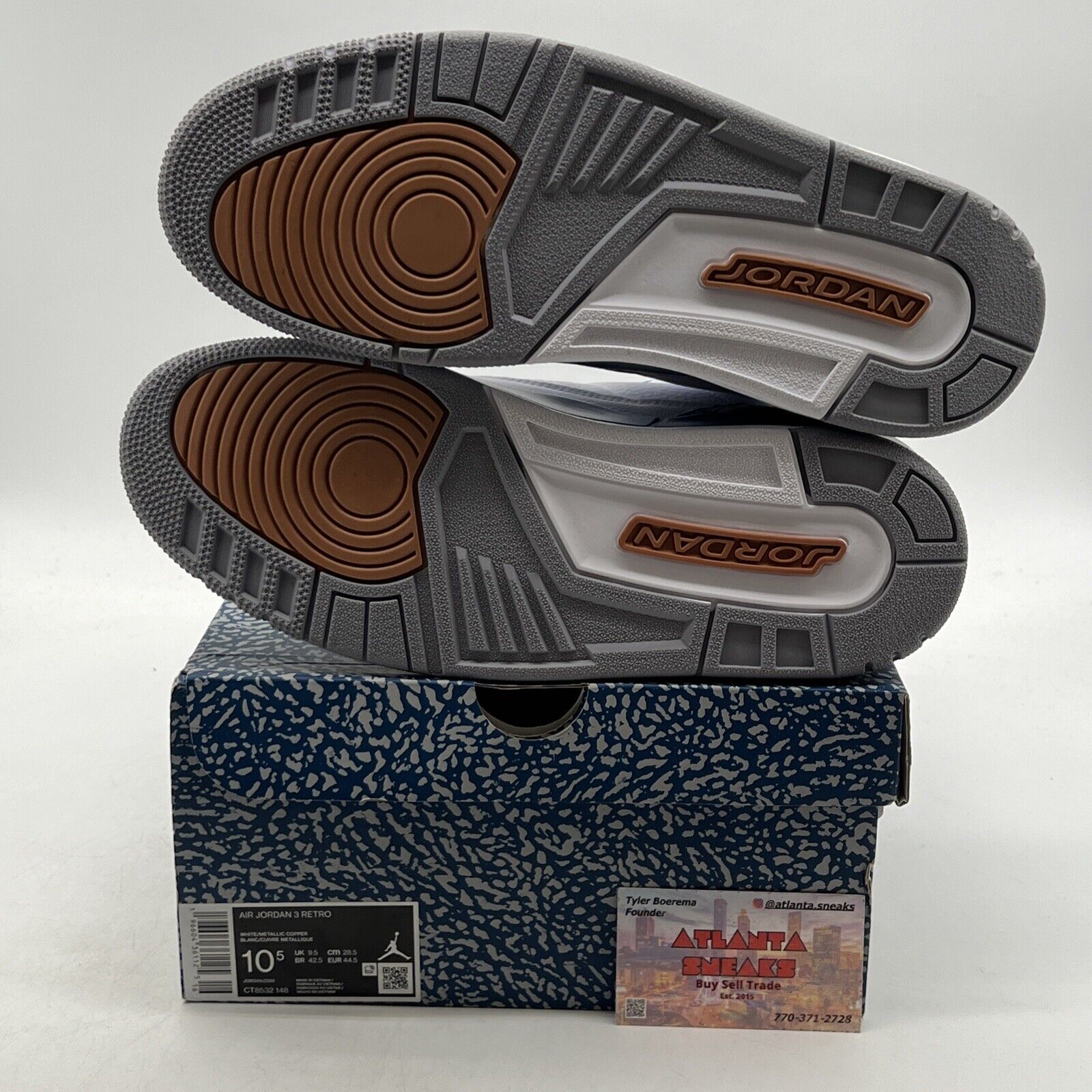 Size 10.5 - Jordan 3 Retro Mid Washington Wizards White Blue  (CT8532-148)