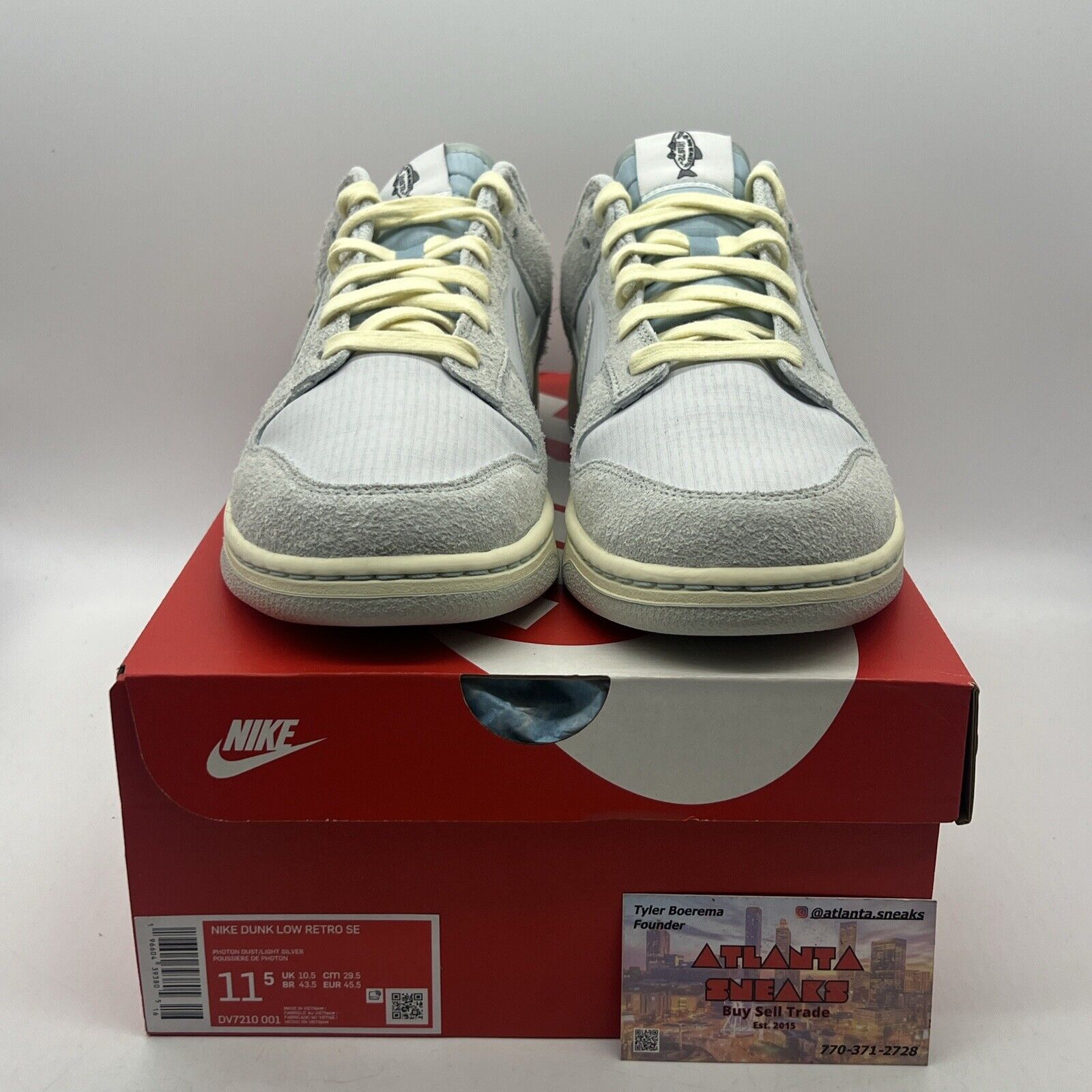 Size 11.5 - Nike Dunk SE Low Gone Fishing - Chinook Salmon Suede (DV7210-001)