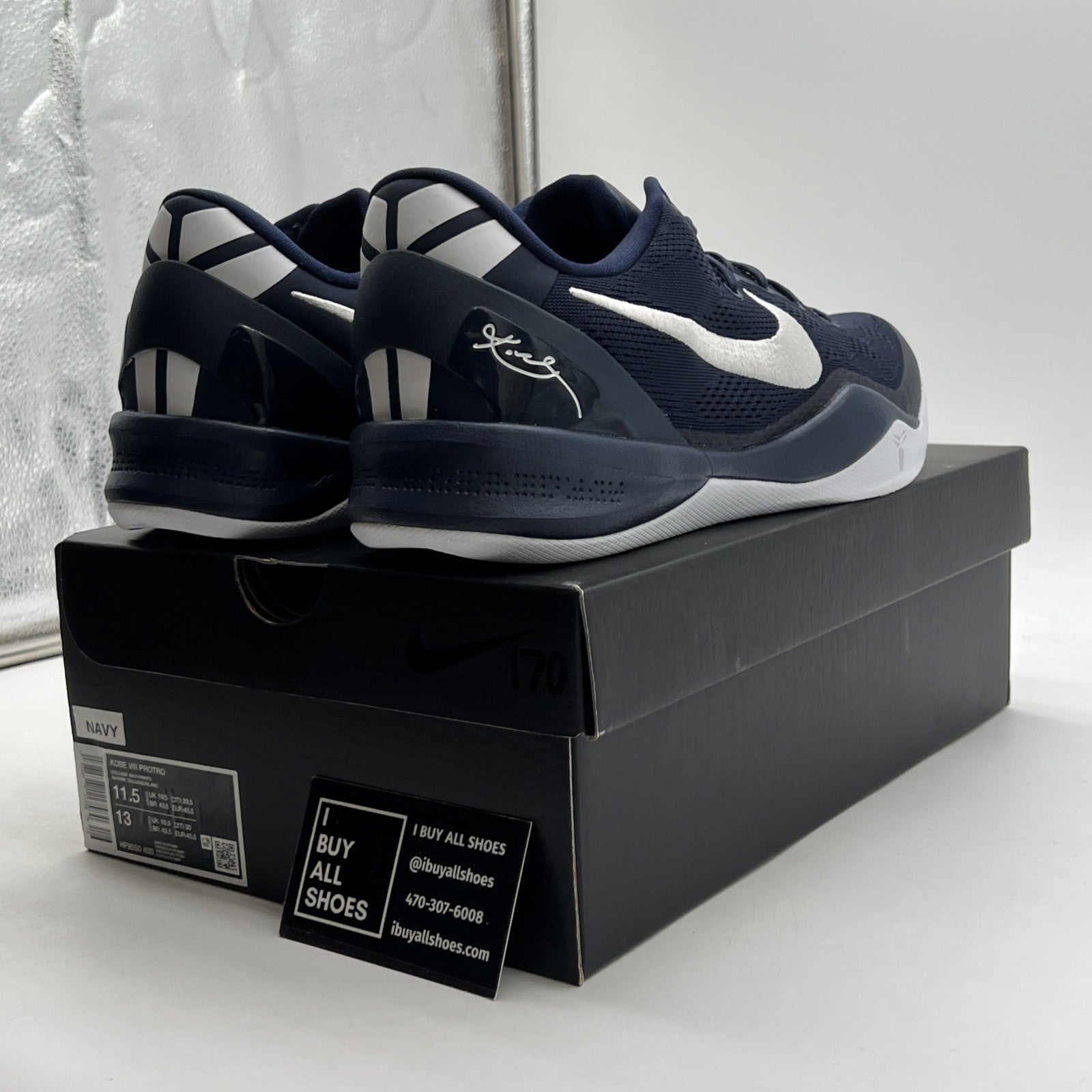 Size 11.5 - Nike Kobe 8 Protro College Navy (HF9550-400)