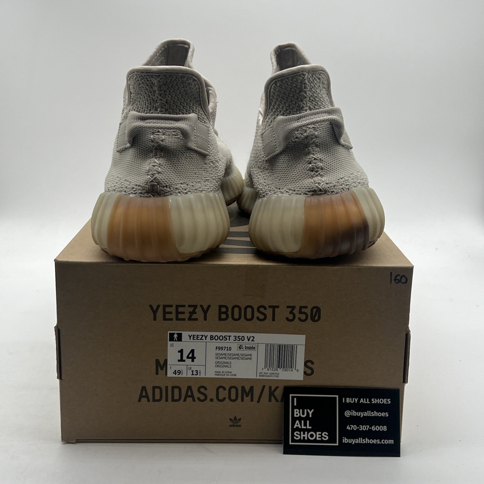 Size 14 - adidas Yeezy Boost 350 V2 Low Sesame (F99710)