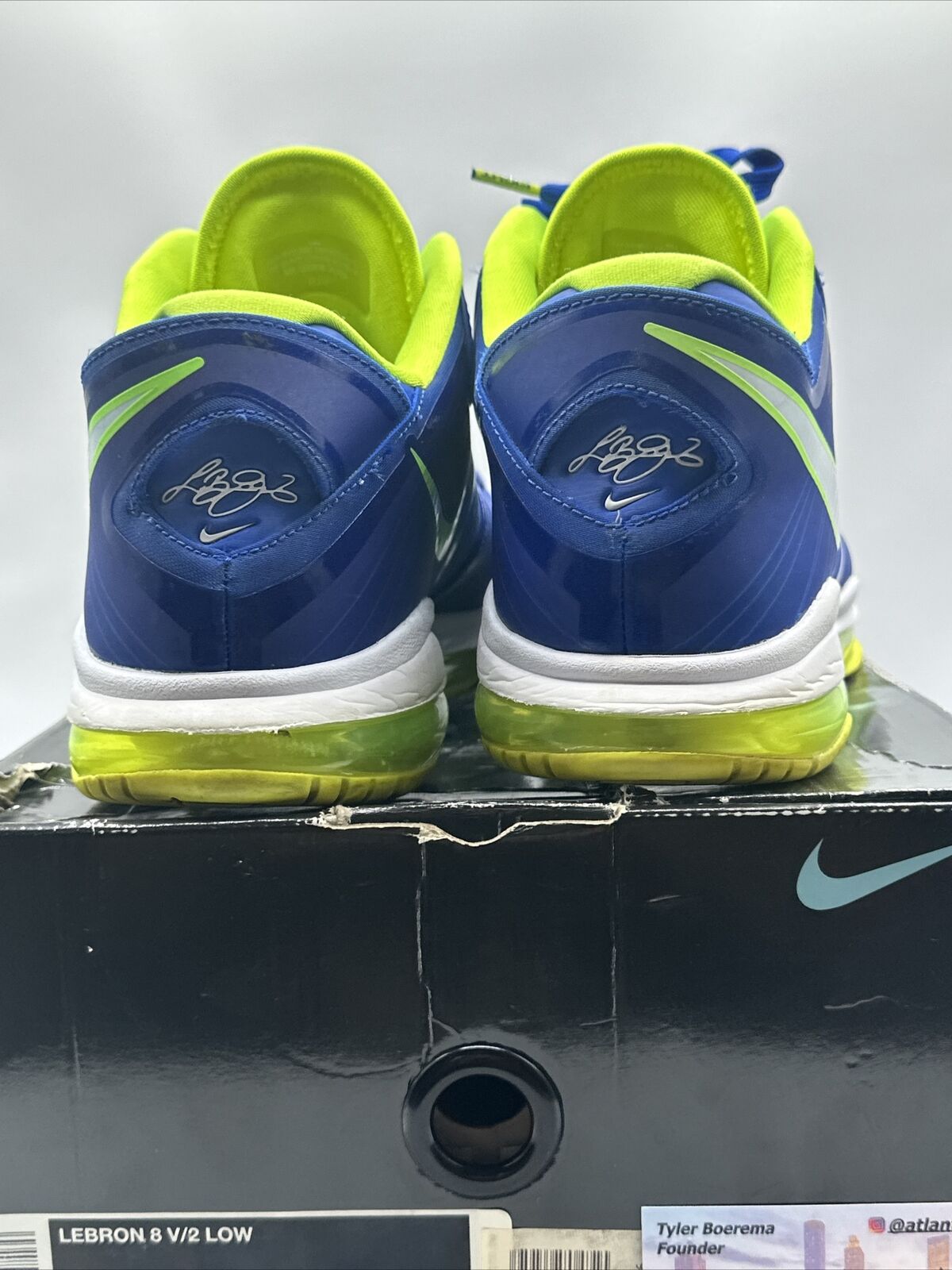 Size 11 - Nike Lebron 8 V/2 Low Sprite 2011