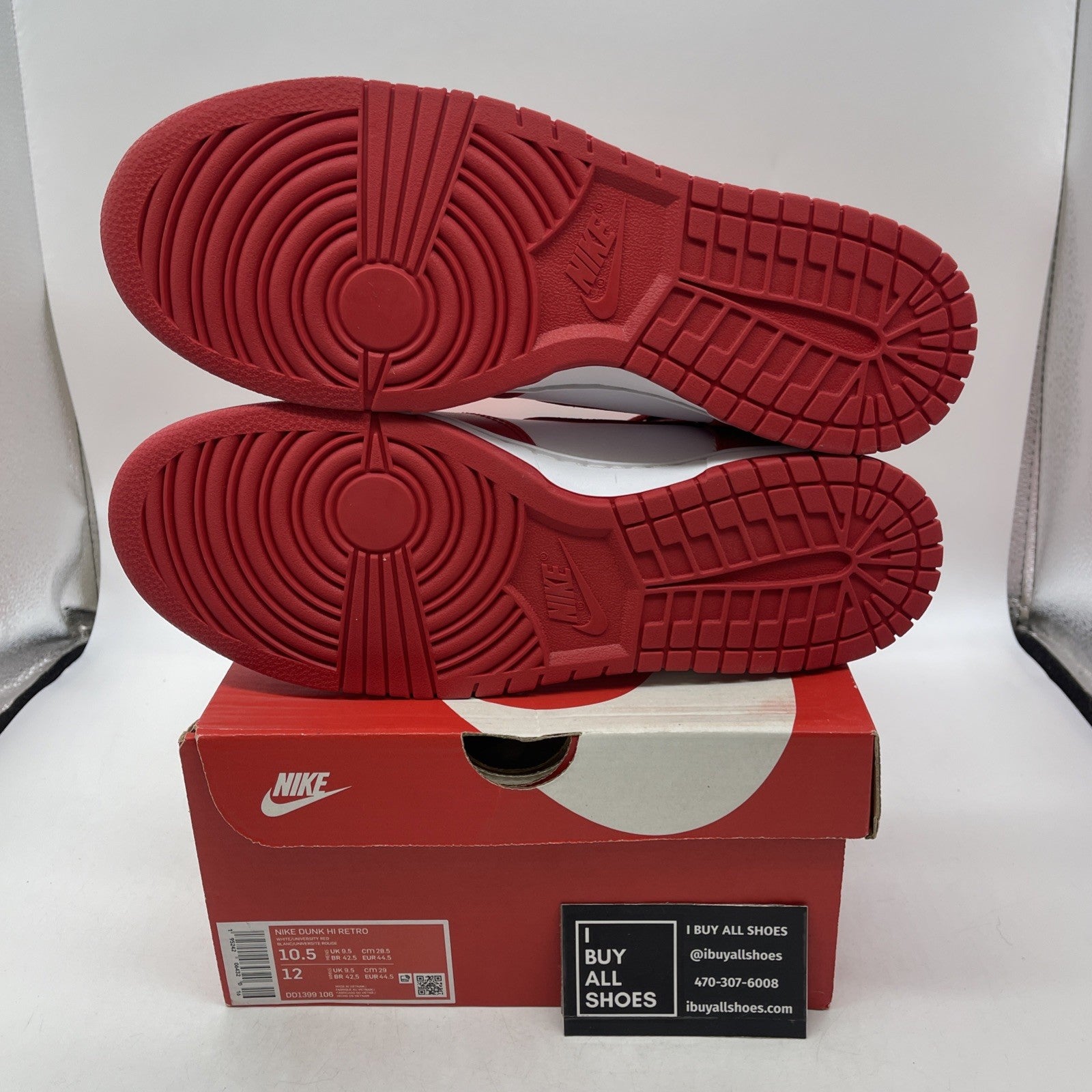 Size 10.5 - Nike Dunk High Championship Red (DD1399-106)