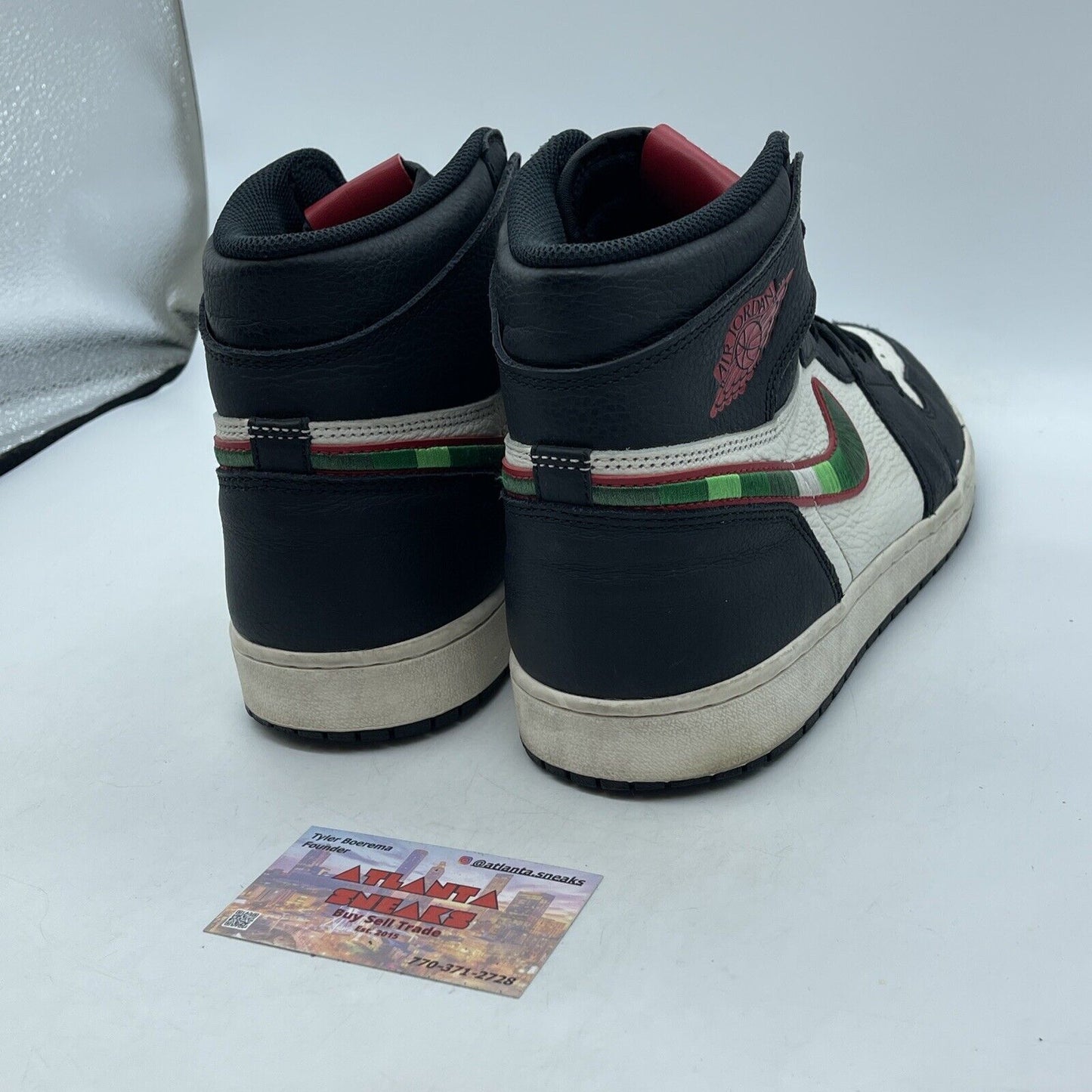 Size 12 - Air Jordan 1 Retro OG High A Star Is Born Black Leather (555088-015)