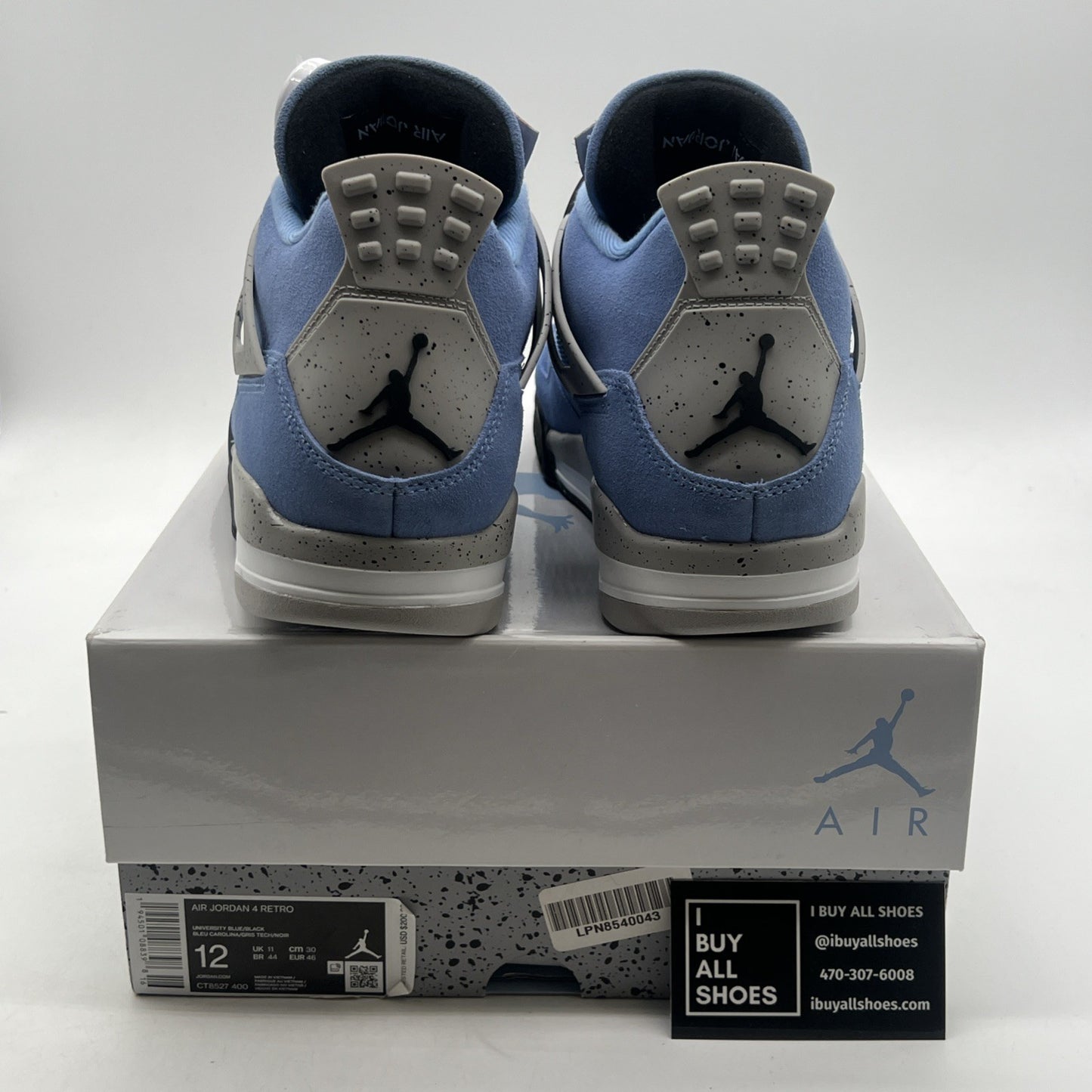 Size 12 - Air Jordan 4 Retro Mid University Blue (CT8527-400)