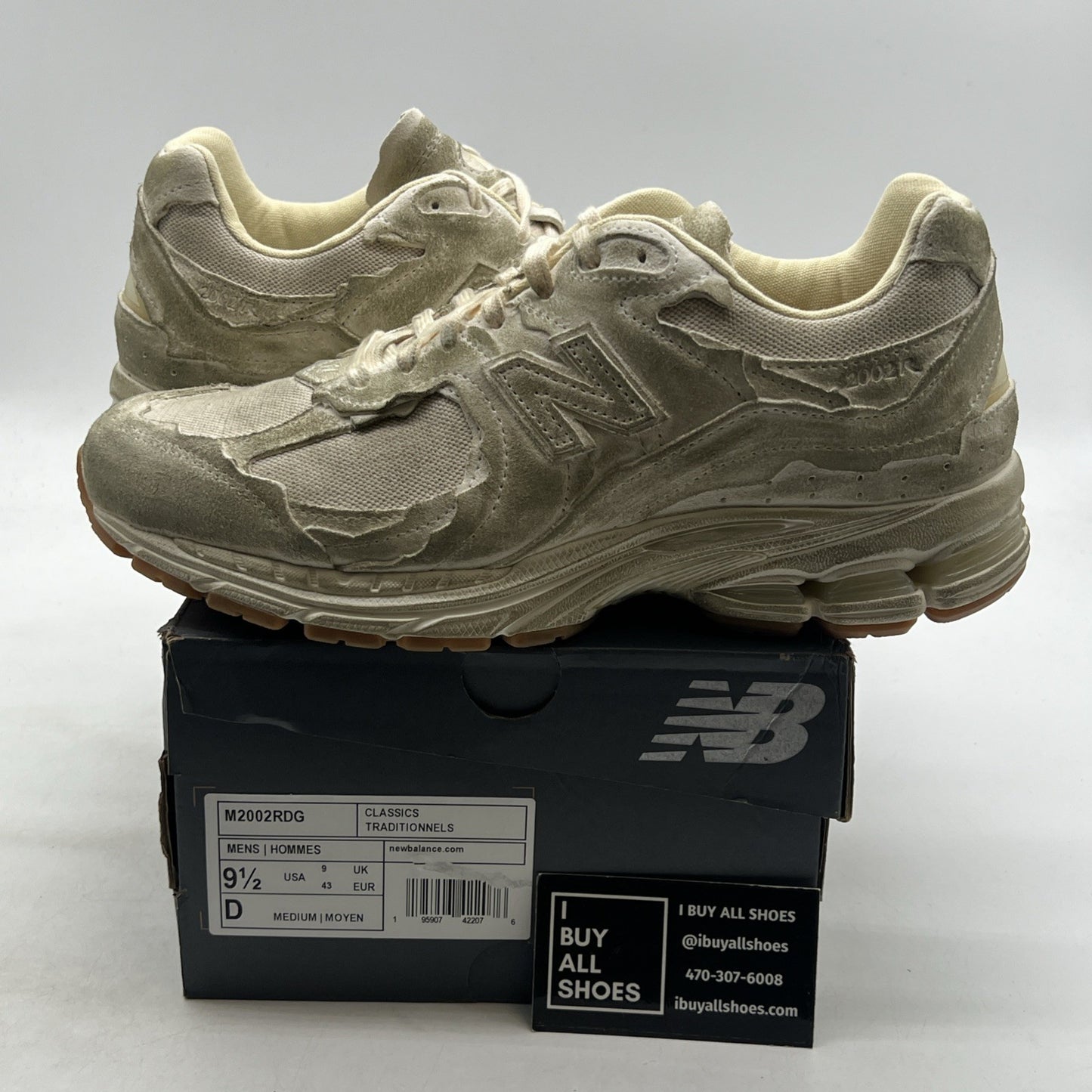 Size 9.5 - New Balance 2002R Protection Pack - Distressed (M2002RDG)