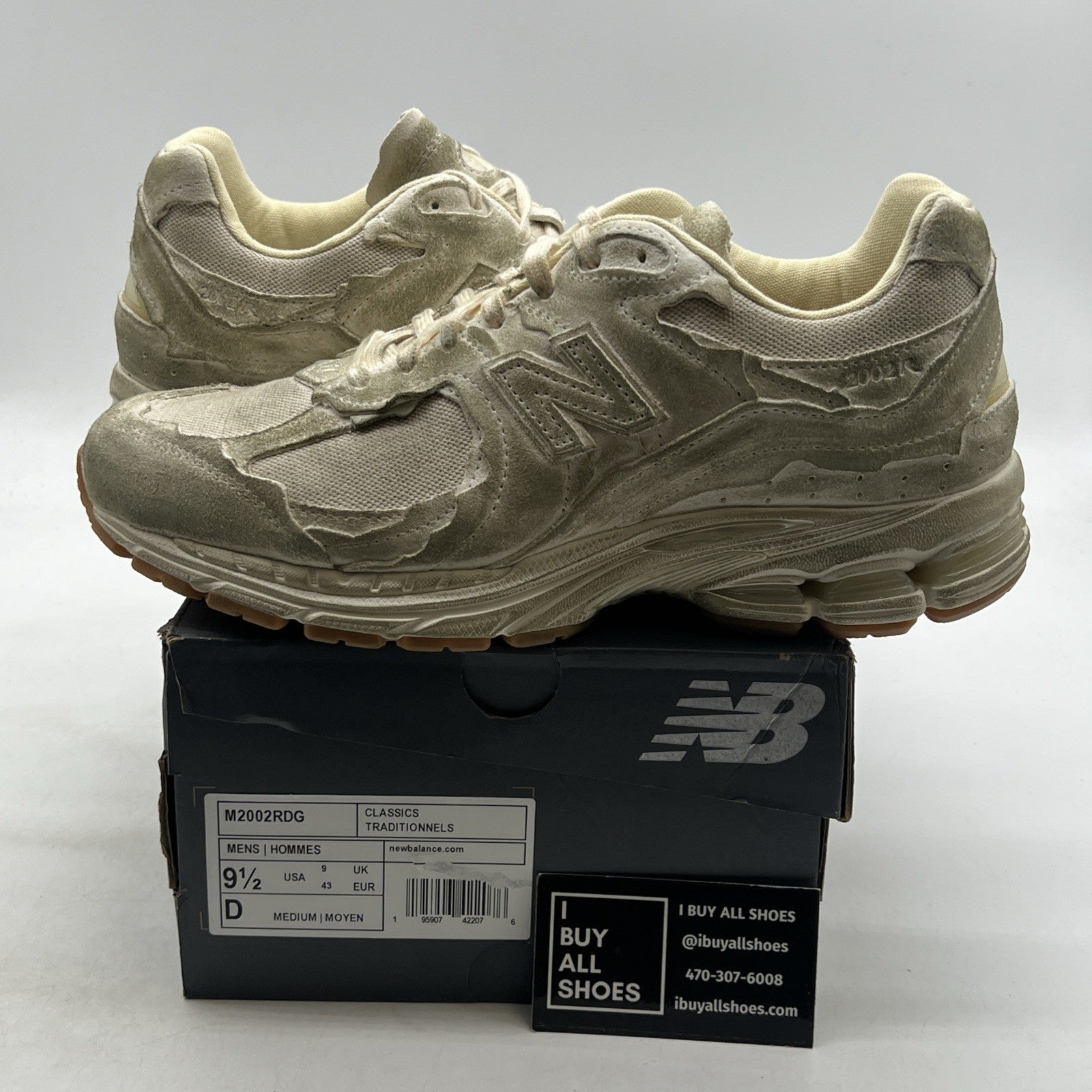 Size 9.5 - New Balance 2002R Protection Pack - Distressed (M2002RDG)