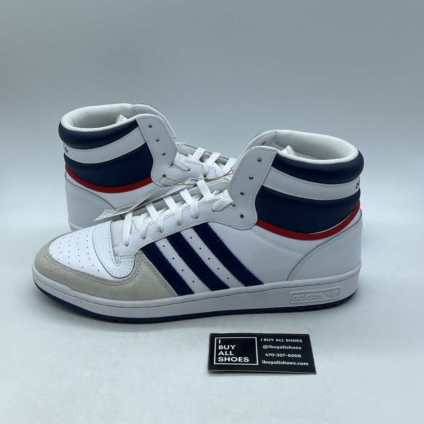 Size 13 - Adidas Top Ten RB White Dark Blue (GX0740)