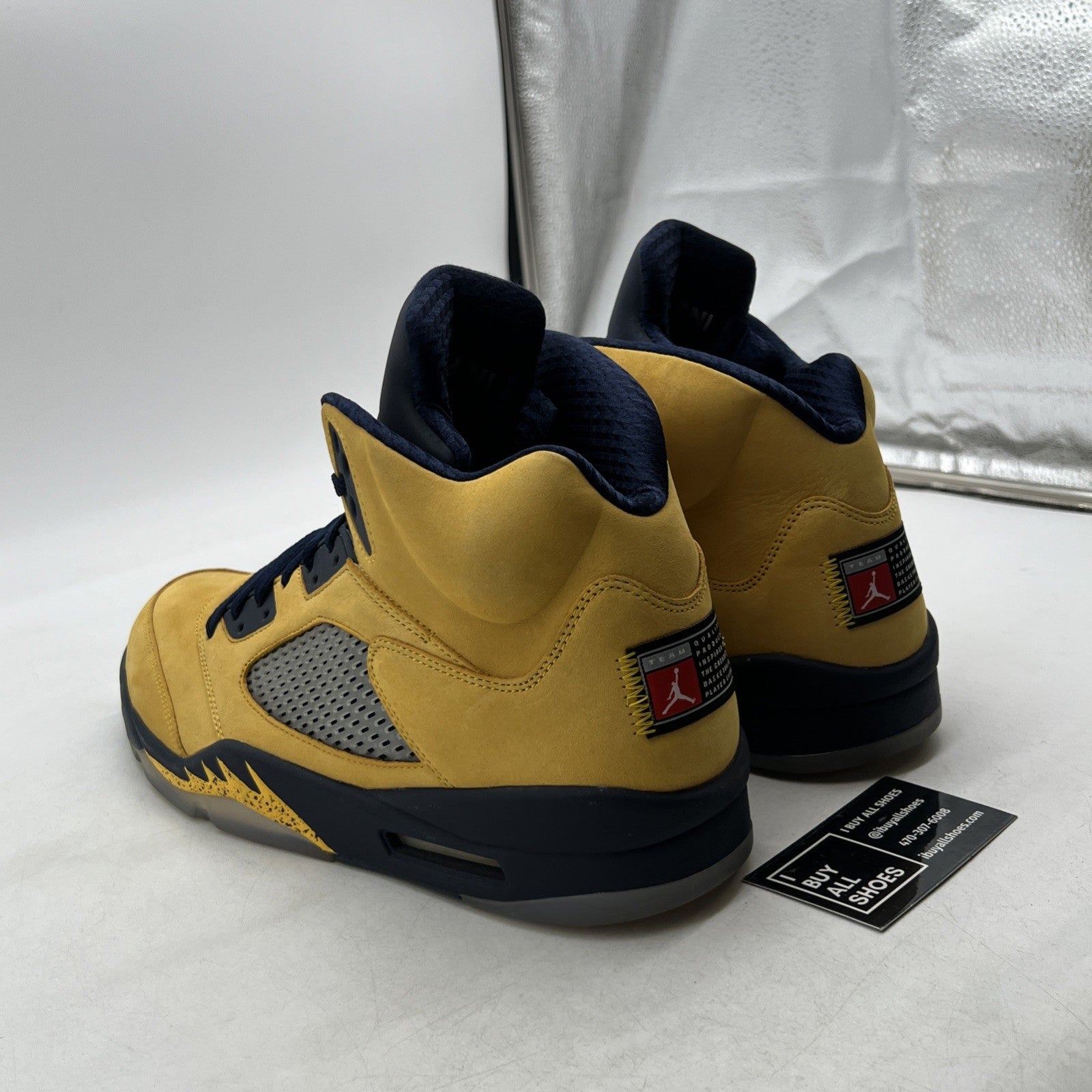 Size 14 - Air Jordan 5 Retro SP Michigan (CQ9541-704)