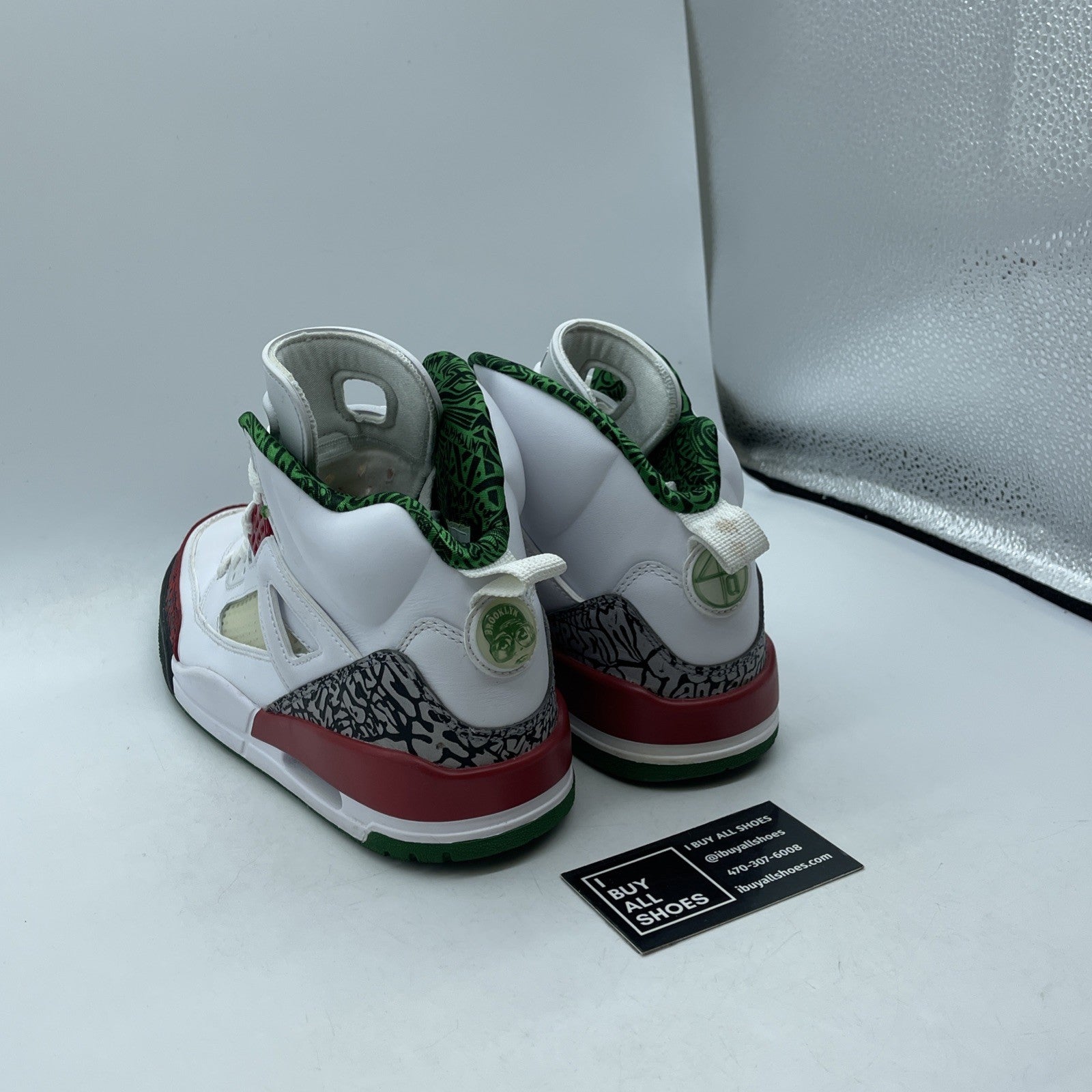 Size 8.5 - Jordan Spizike 2014 OG White Great Suede Leather (315371-125)