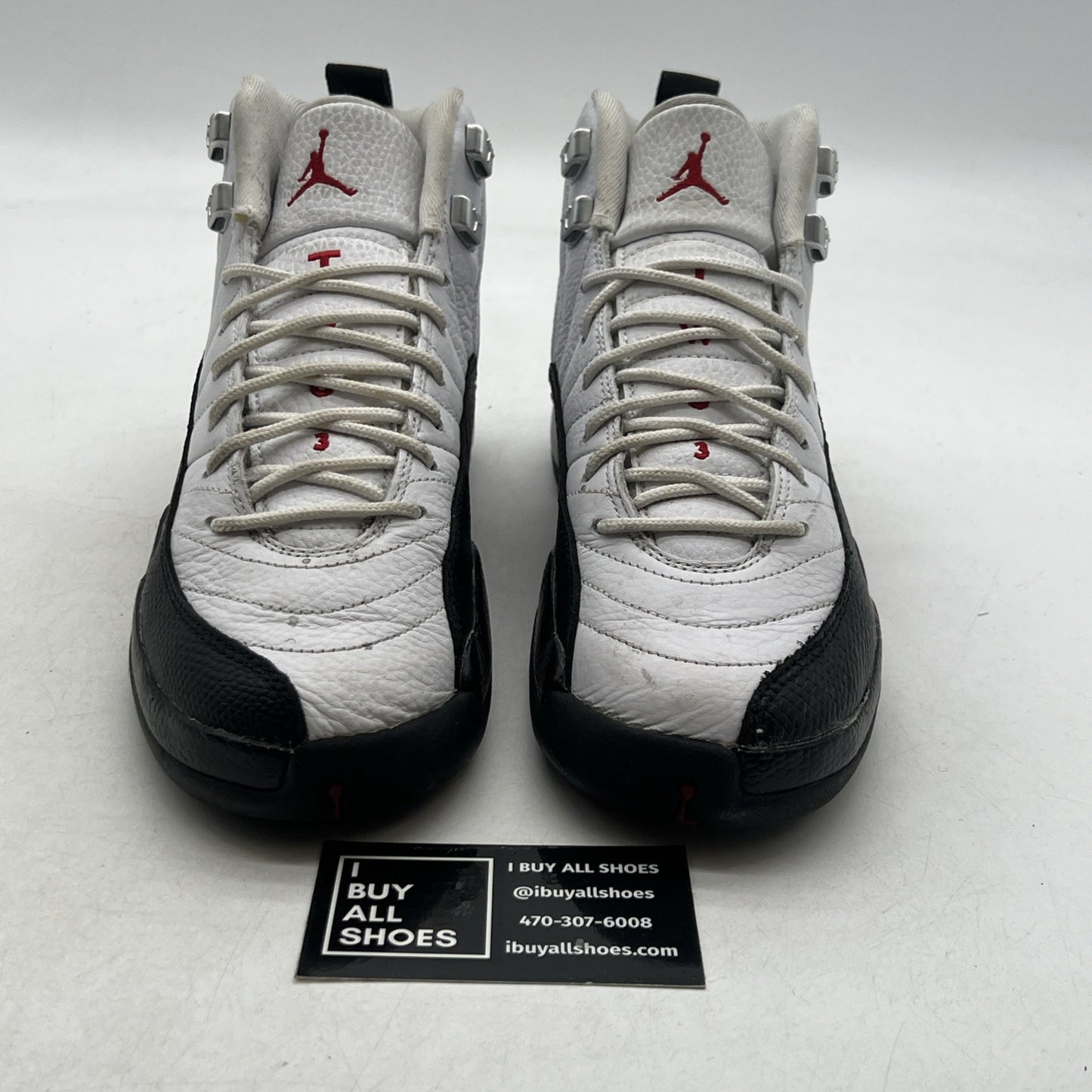 Size 6.5Y - Air Jordan 12 Retro Taxi Flip (153265-162)