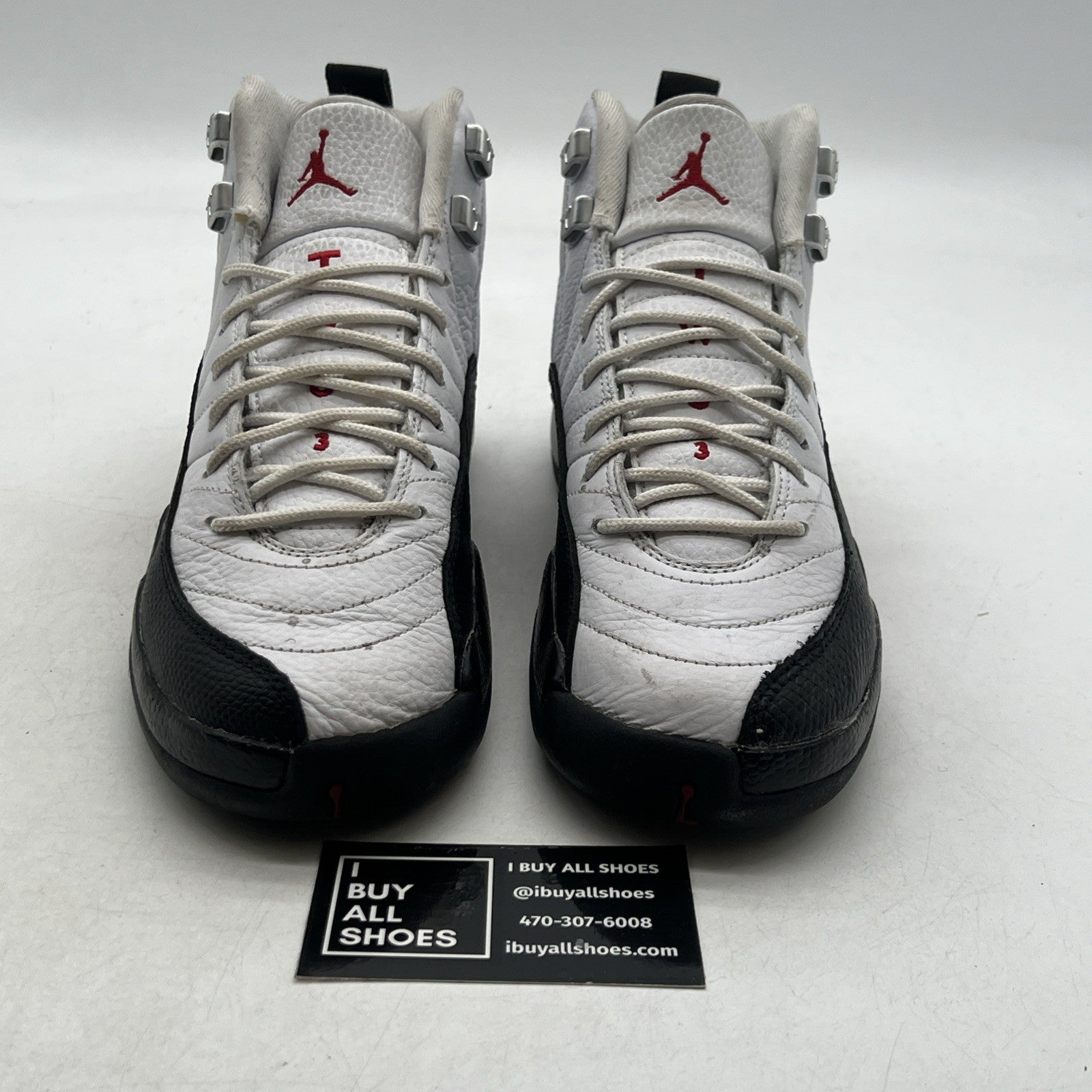 Size 6.5Y - Air Jordan 12 Retro Taxi Flip (153265-162)