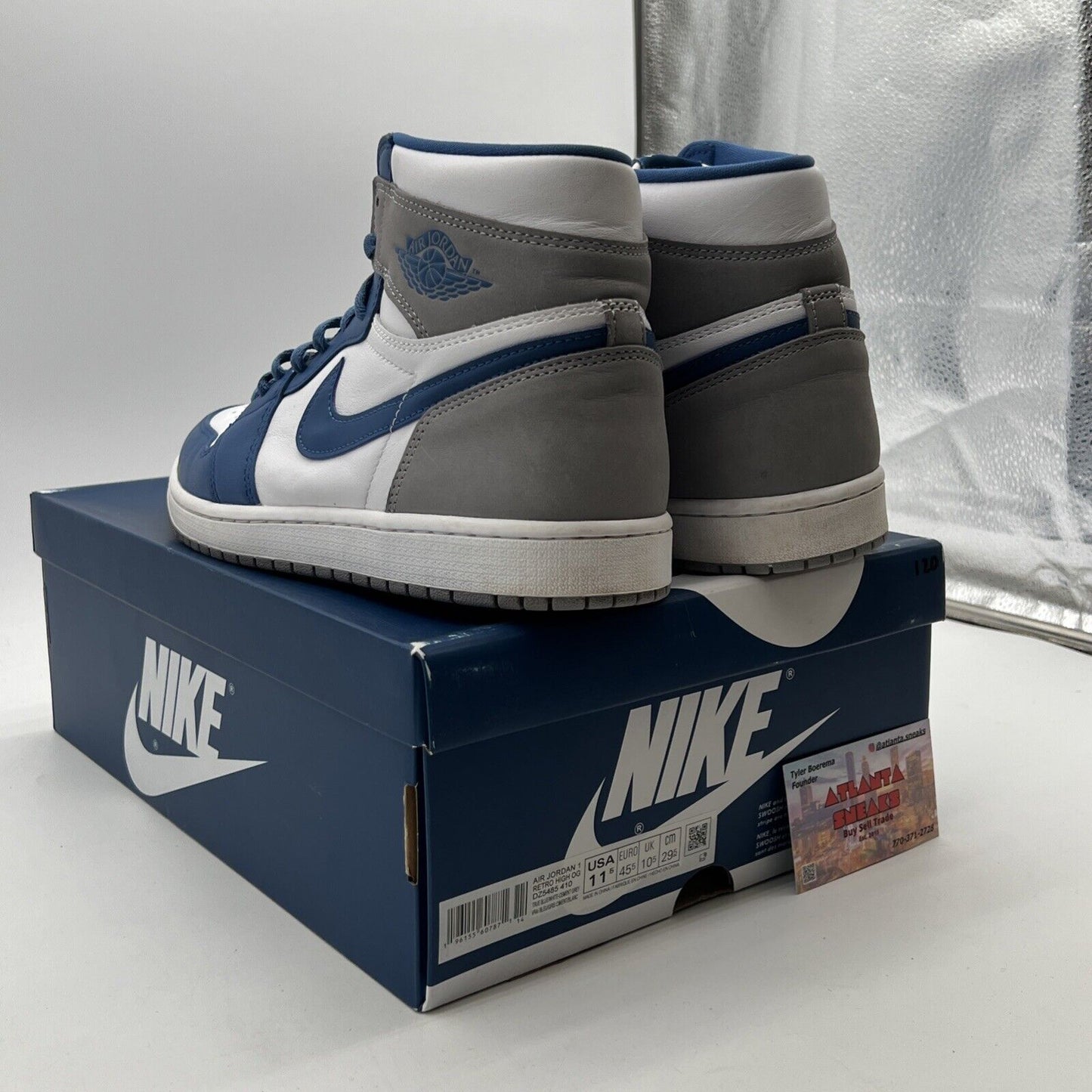 Size 11.5 - Air Jordan 1 Retro OG High True Blue (DZ5485-410)