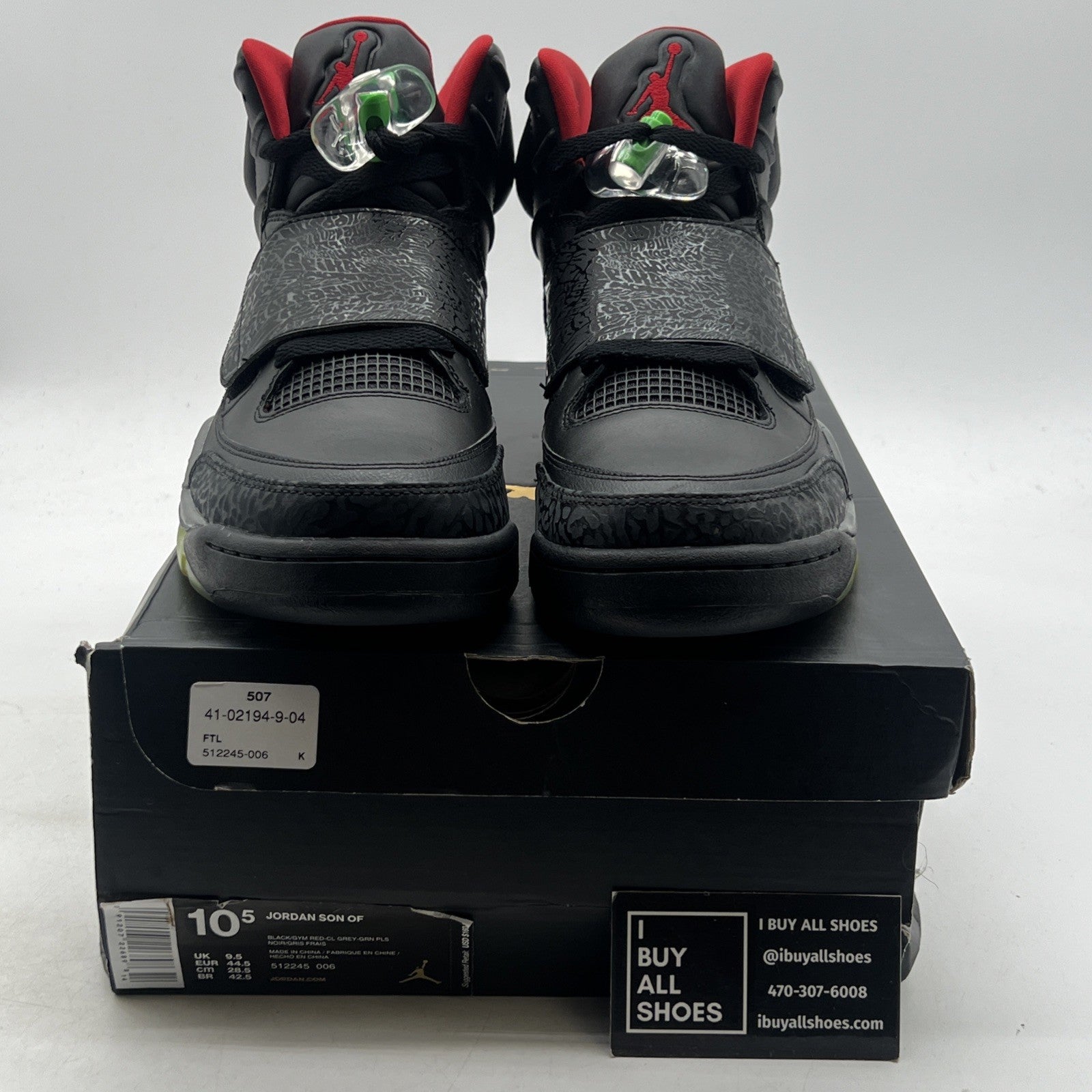 Size 10.5 - Air Jordan Son Of Mars Black (512245-006)