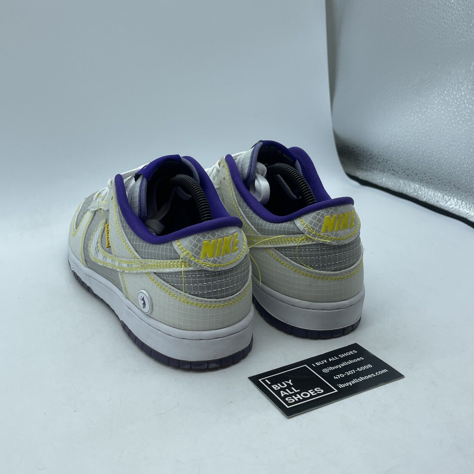 Size 9 - Nike Union LA x Dunk Low Passport Pack Court Purple (DJ9649-500)