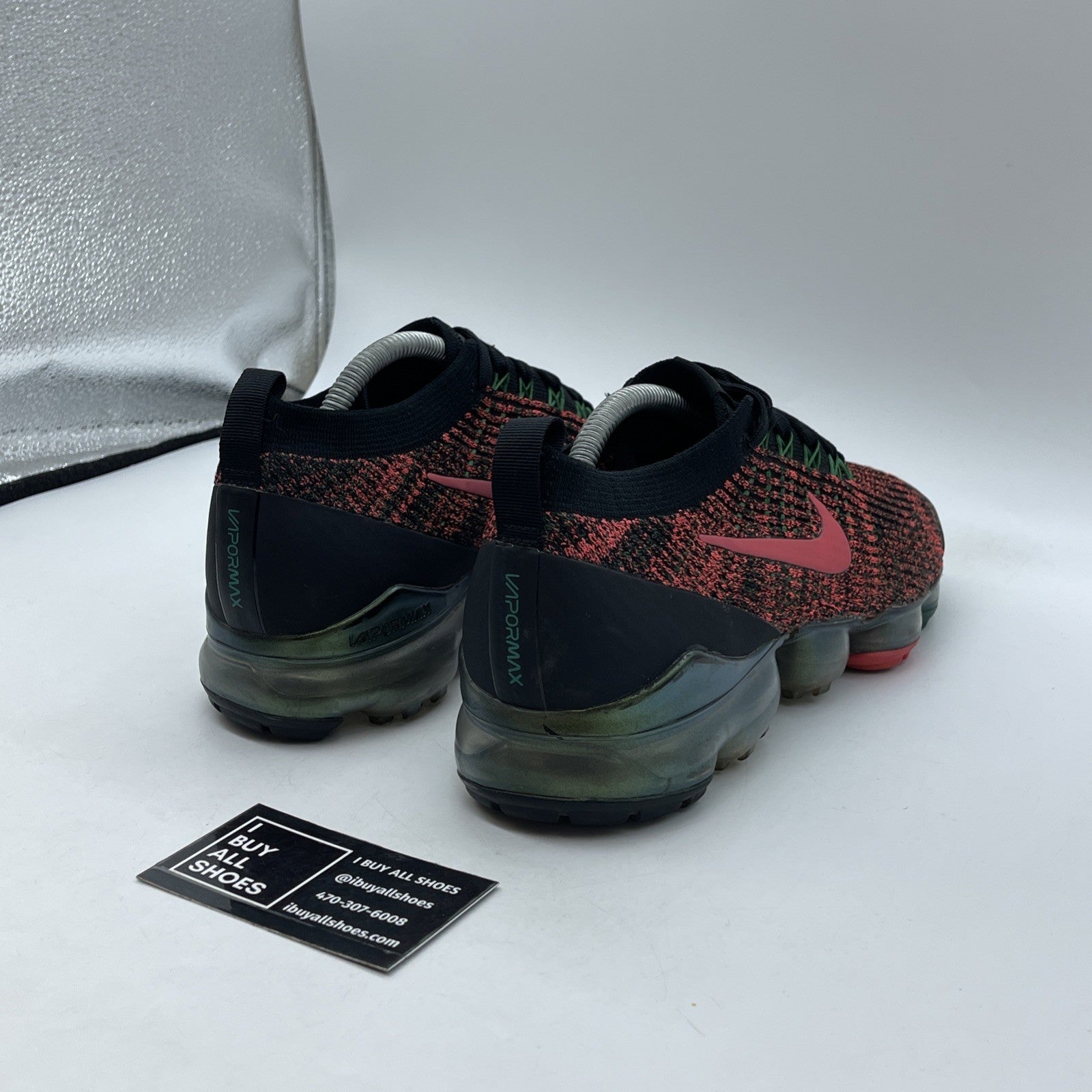 Size 10 - Nike Air VaporMax 3.0 China Hoop Dreams Black Red Suede (CK0733-080)