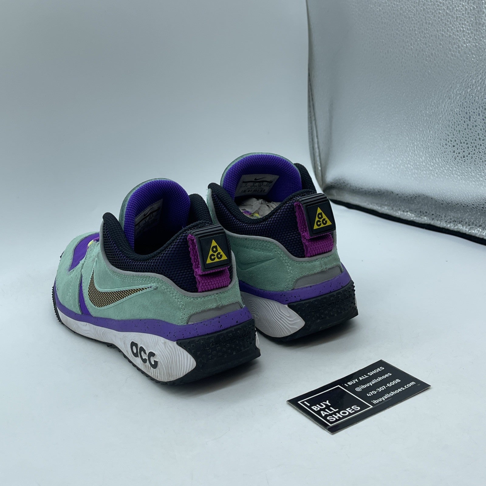 Size 9 - Nike ACG Dog Mountain Emerald Rise Purple Blue Suede (AQ0916-300)