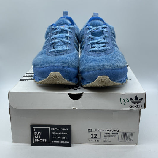 Size 12 - adidas Kerwin Frost x Microbounce T1 YTI Blue Suede (GX6446)