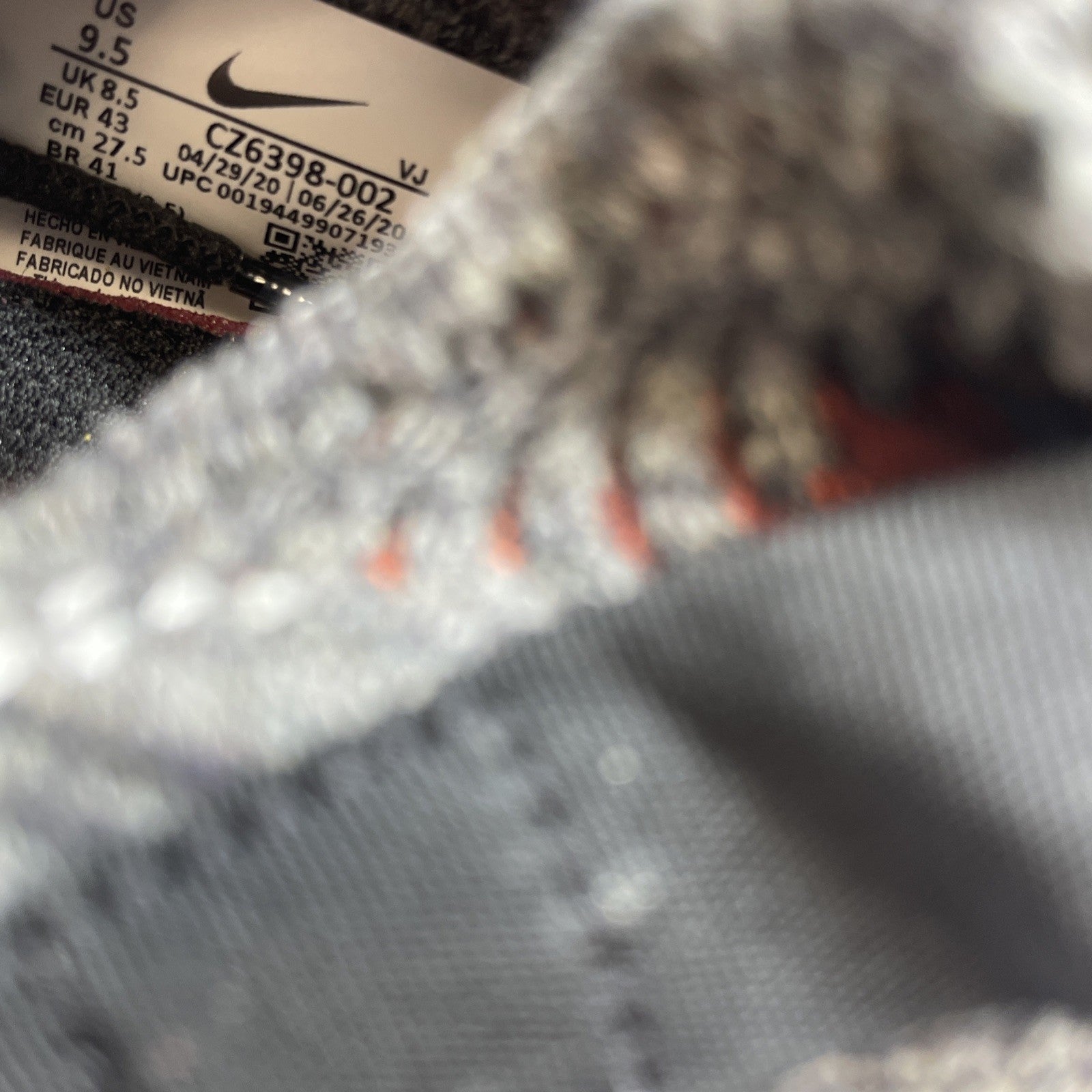Size 9.5 - Nike Space Hippie 04 Iron Grey Orange Suede (CZ6398-002)