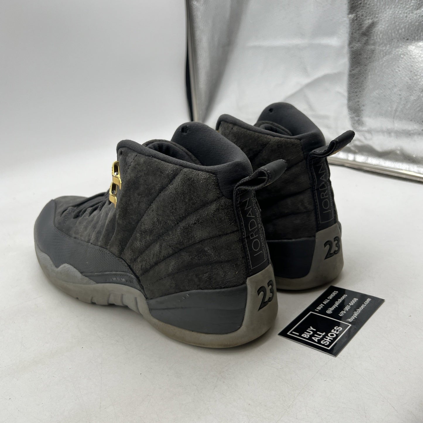 Size 12 - Air Jordan 12 Retro Dark Grey (130690-005)