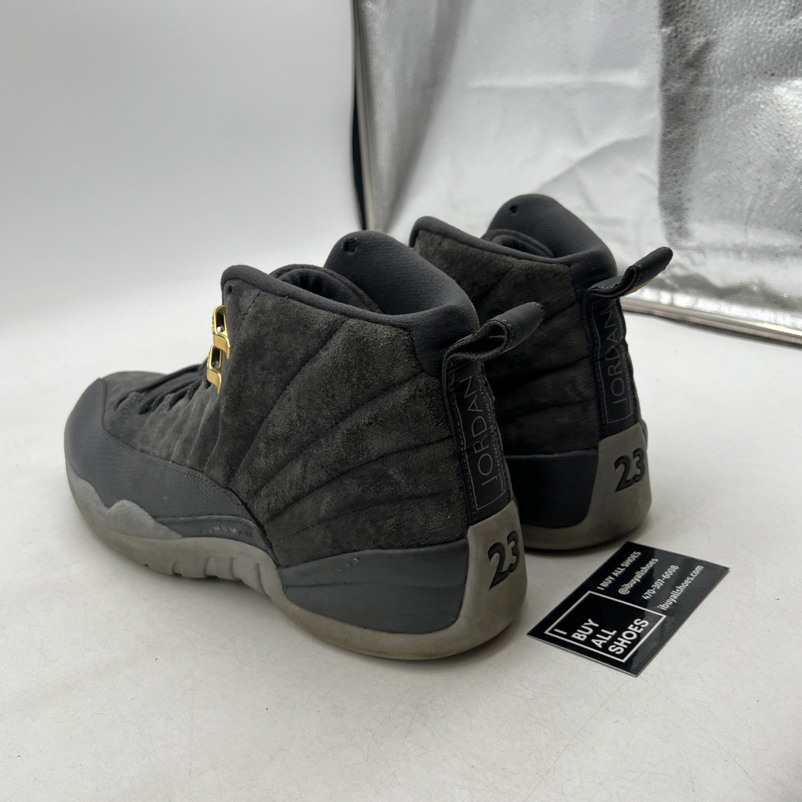 Size 12 - Air Jordan 12 Retro Dark Grey (130690-005)