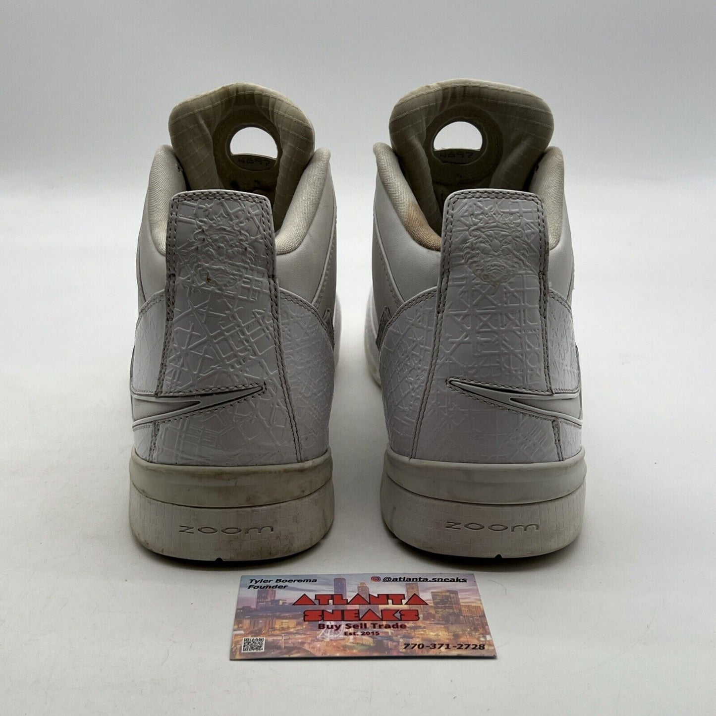 Size 9 - Nike Lebron Zoom Soldier 2 II Triple White