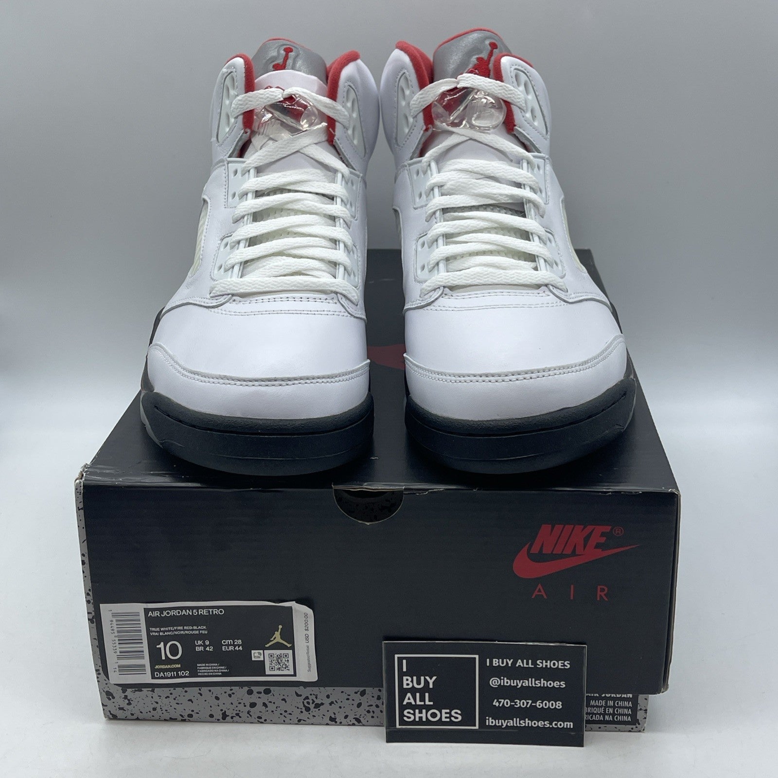 Size 10 - Air Jordan 5 Retro Mid Fire Red (DA1911-102)