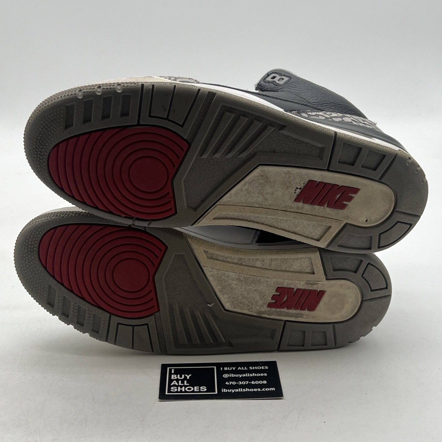 Size 9.5 - Air Jordan 3 Retro OG Mid Black Cement (854262-001)